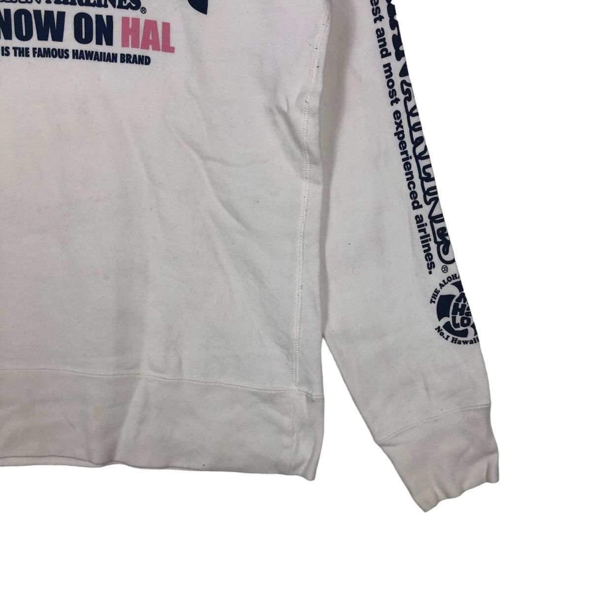 Japanese Brand 🔥90’s Vintage Sweatshirt Hawaiian Airlines Big Logo Size US M / EU 48-50 / 2 - 5 Thumbnail