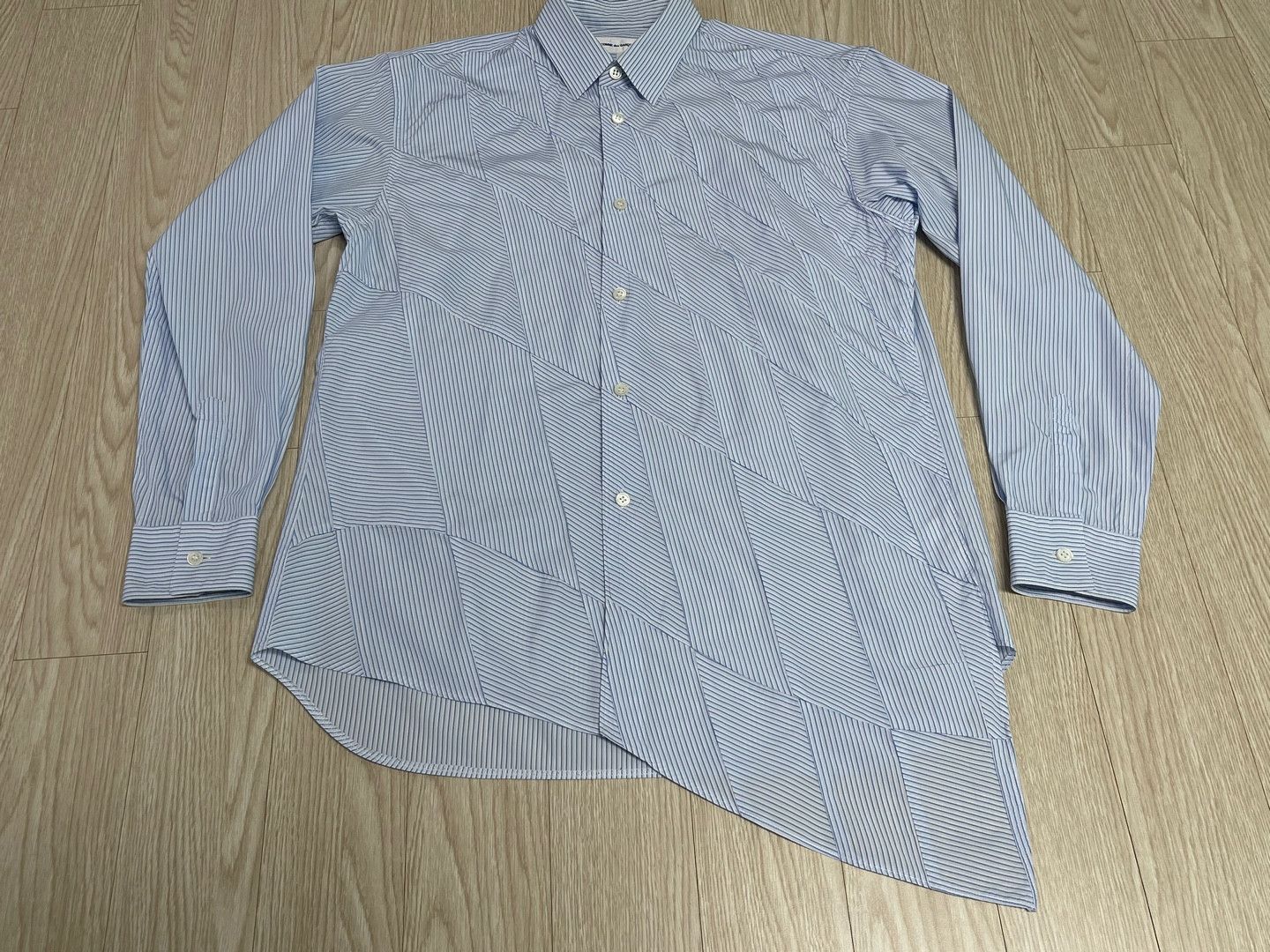 Comme des Garcons SHIRT COMME des GARCONS SHIRT Twisted Stripe Shirt AD2015 Size US M / EU 48-50 / 2 - 4 Thumbnail