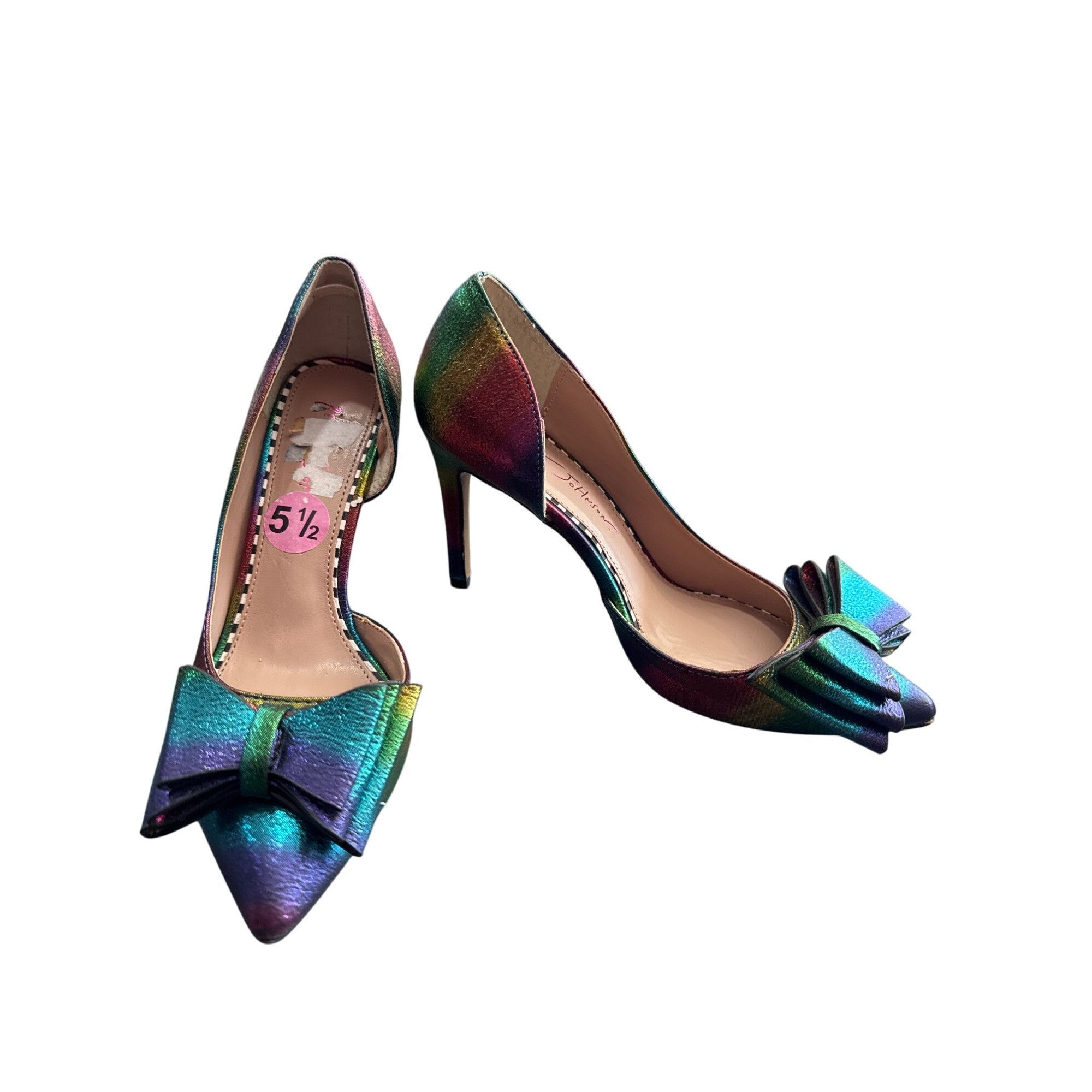 Betsey Johnson Betsey Johnson womans inbow Metallic Stiletto Heels Size 5.5 Size US 5.5 / IT 35.5 - 1 Thumbnail