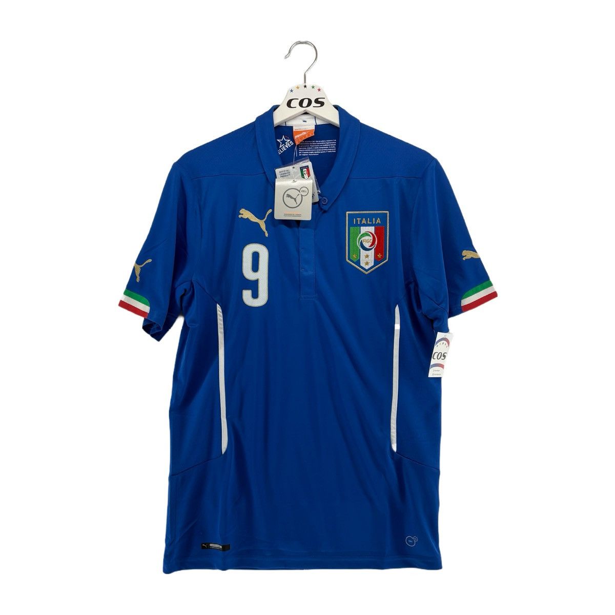 Puma Balotelli Italy 2014 Home Puma Soccer Football Jersey Kit Size US M / EU 48-50 / 2 - 2 Thumbnail