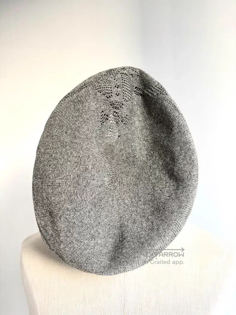 Vivienne Westwood Vivienne Westwood Gray hollowed-out large Saturn beret Size ONE SIZE - 5 Thumbnail