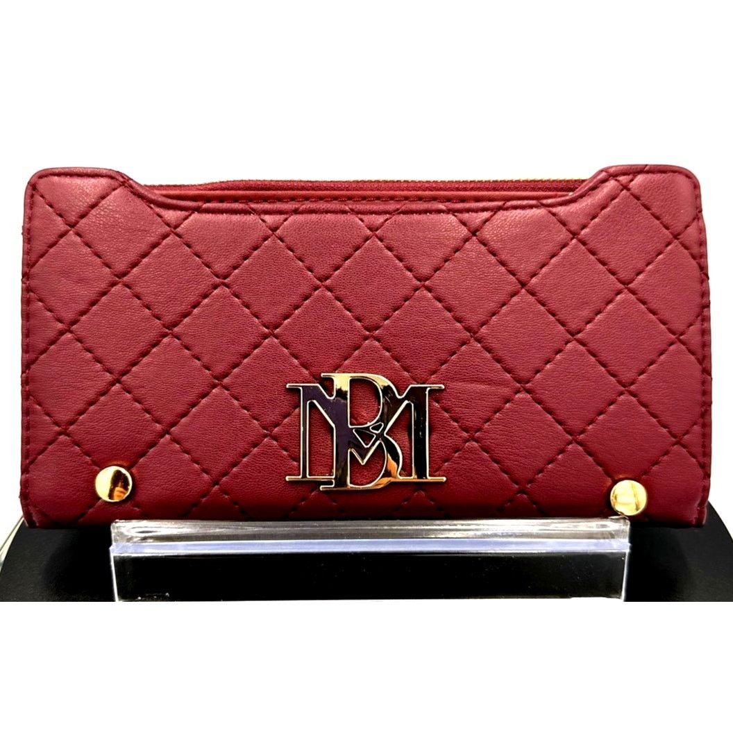 Badgley Mischka Badgley Mischka Quilted Long Wallet - Plum Size ONE SIZE - 2 Thumbnail