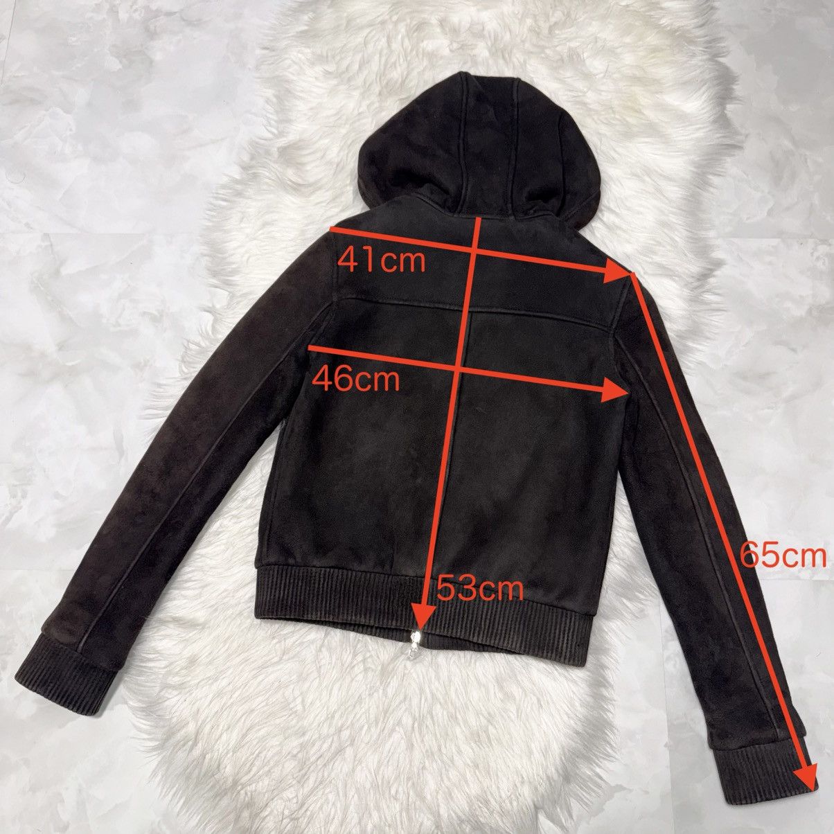 Loewe Authentic LOEWE Hooded Full-Fur Lined Leather Jacket 34 Size XS / US 0-2 / IT 36-38 - 5 Thumbnail