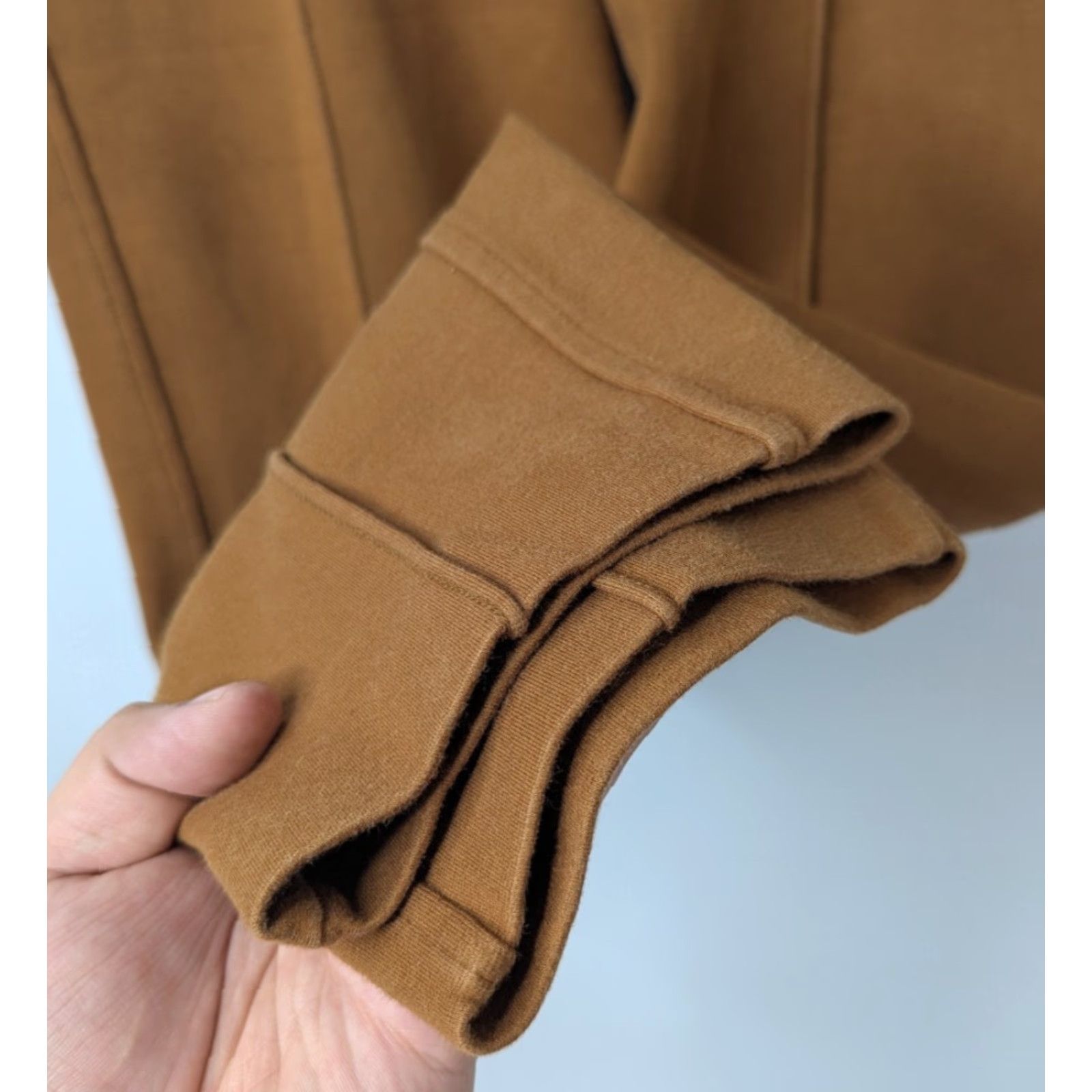 Everlane Everlane The Dream Pant Cotton Modal Stretch Pull-On Drawstring Brown Camel XS Pant Women Pull On Stretch Elastic Waist Ankle Casual 90s? Size 26" / US 2 / IT 38 - 3 Thumbnail