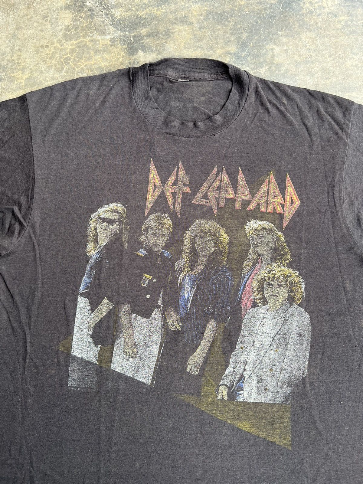 Band Tees (L) 1987 Vintage Def Leppard Hysteria Tour Band Tees Size US L / EU 52-54 / 3 - 2 Thumbnail