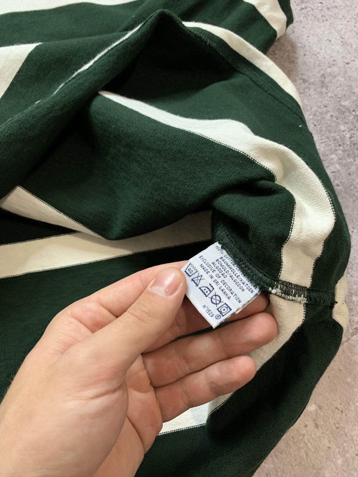 Polo Ralph Lauren × Rugby Ralph Lauren × Vintage Vintage Striped LongSleeve Rugby Polo Ralph Lauren Size US XL / EU 56 / 4 - 8 Thumbnail