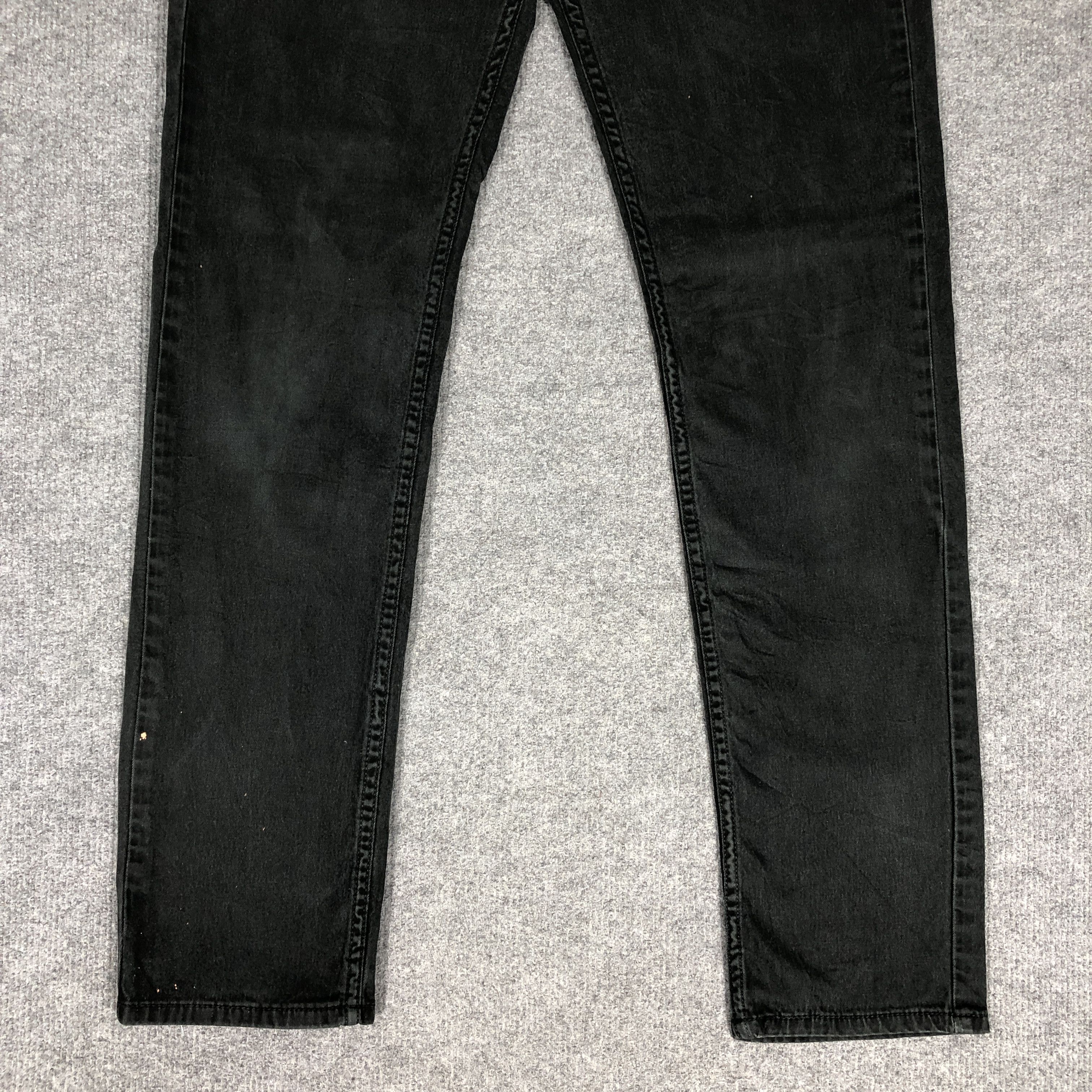 Levi's × Vintage Womens Vintage Levis 511 Jeans Black L1117W Size 30" / US 8 / IT 44 - 3 Thumbnail
