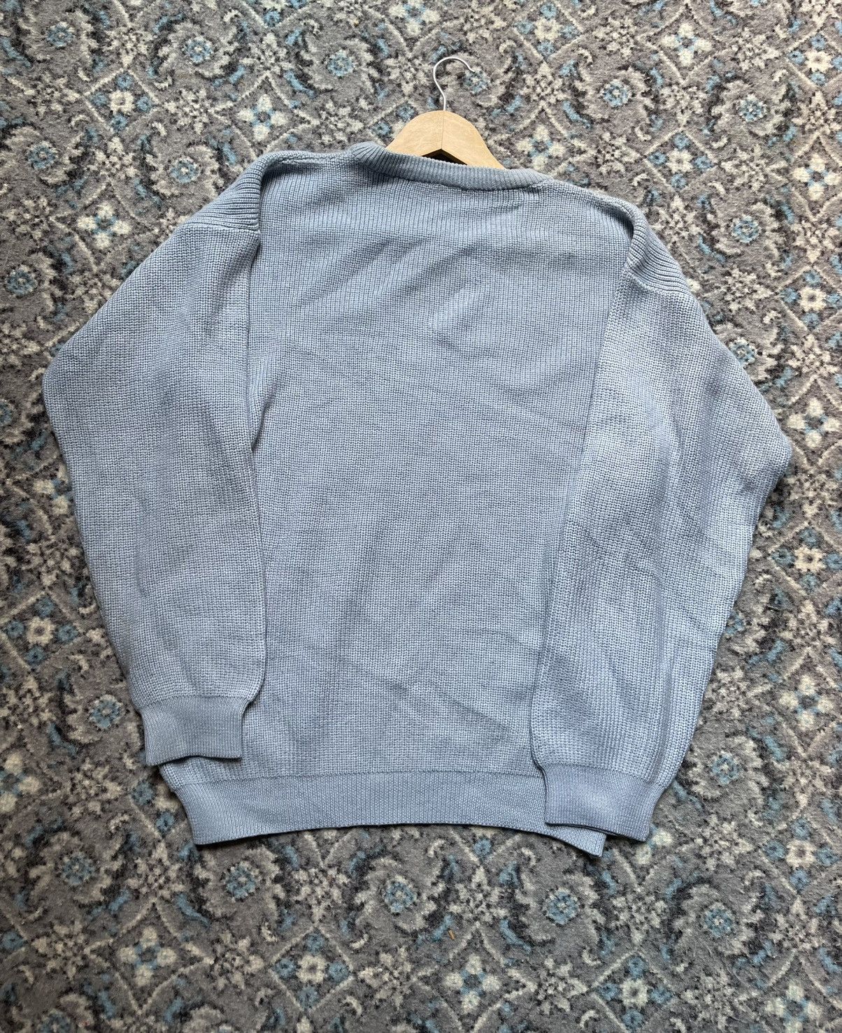 Kappa Vintage Robe Di Kappa Wool Sweater 80s baby blue Size US XL / EU 56 / 4 - 5 Thumbnail