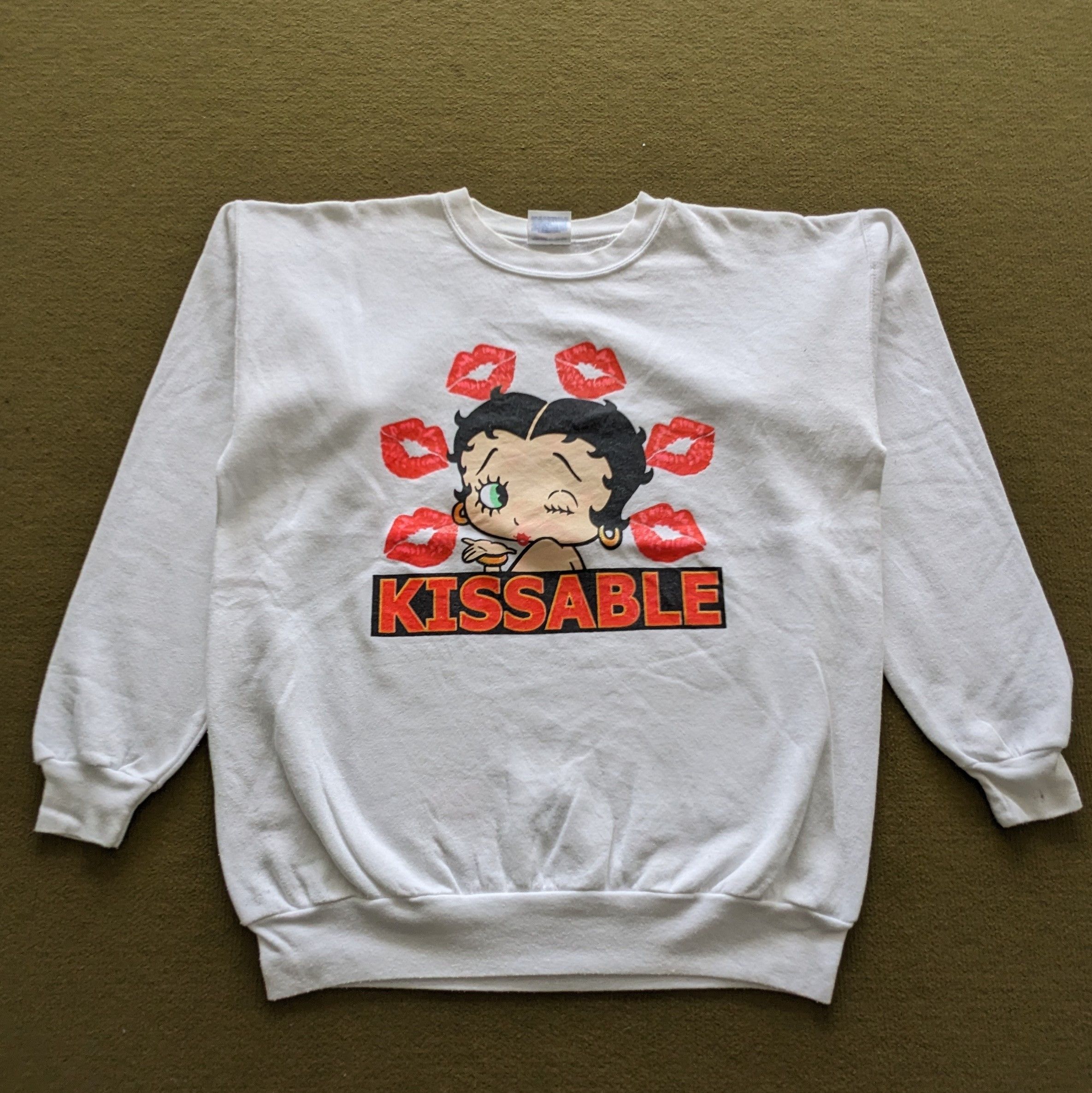 Other Vintage BETTY BOOP KISSABLE Sweatshirt Size US M / EU 48-50 / 2 - 1 Thumbnail