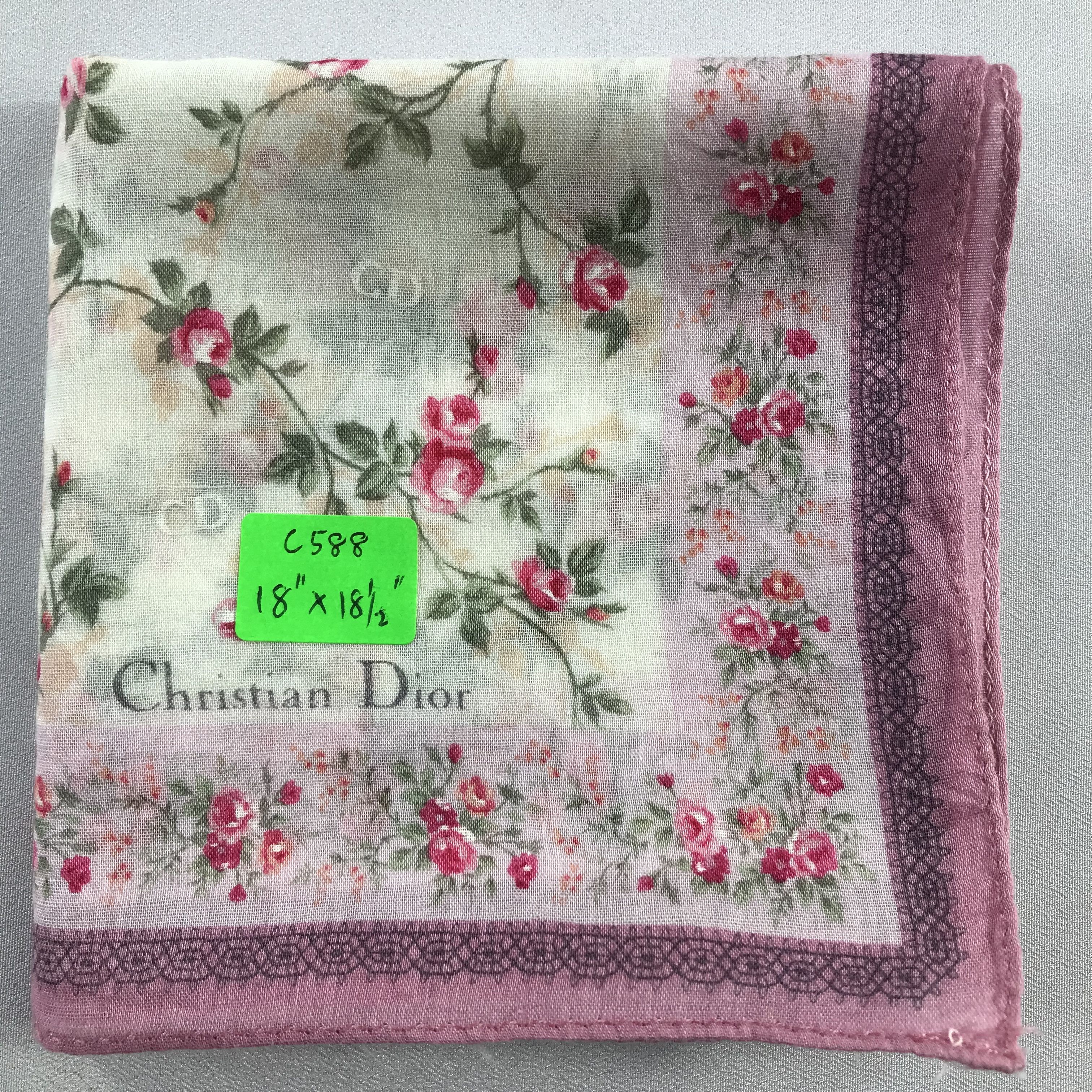 Vintage ChriSTIan Dior Handkerchief / Bandana / Neckerchief C588 Size ONE SIZE - 7 Thumbnail