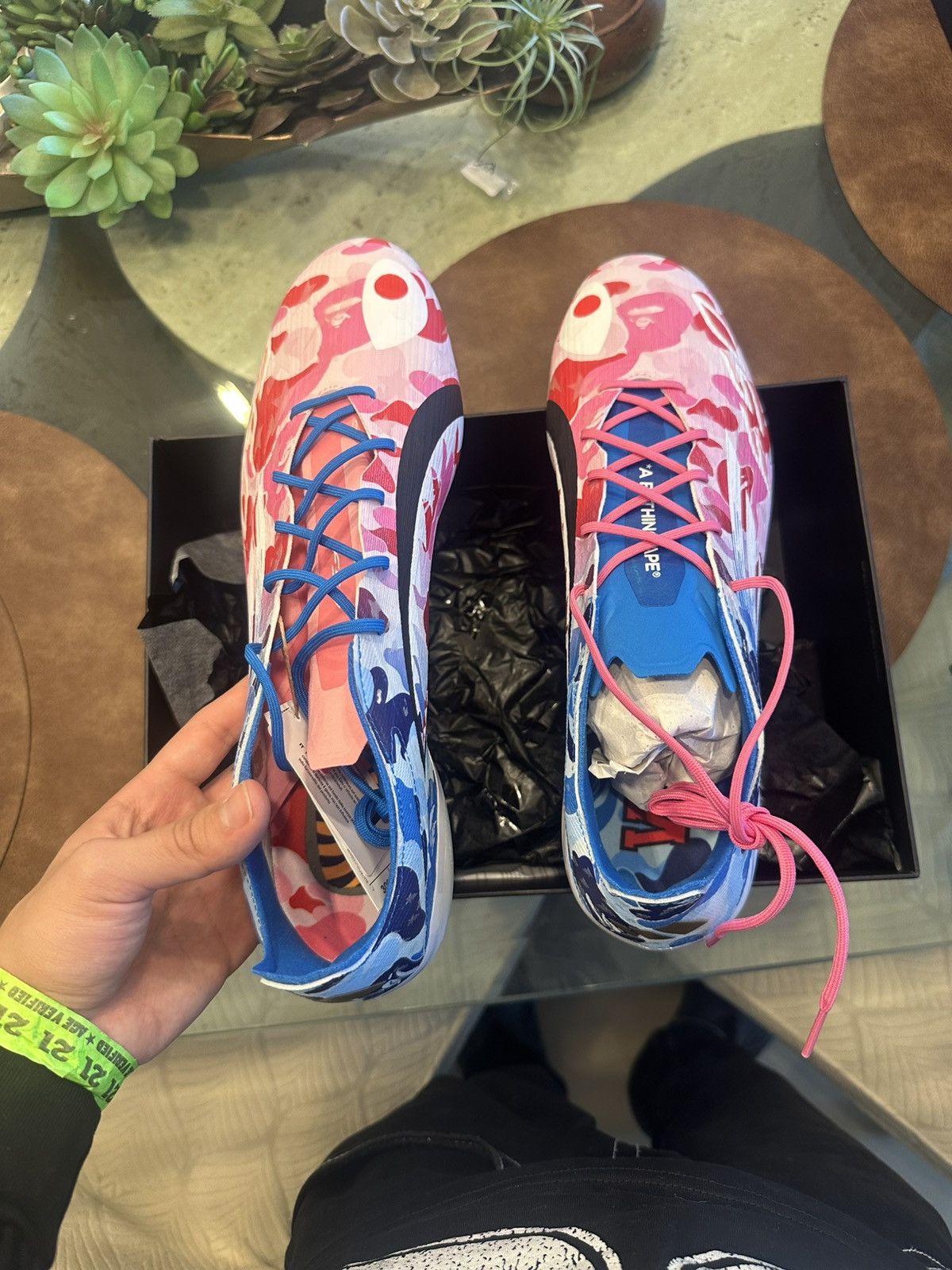Adidas × Bape adidas F50 Elite FG Bape Multi Camo cleats Size US 12 / EU 45 - 4 Thumbnail