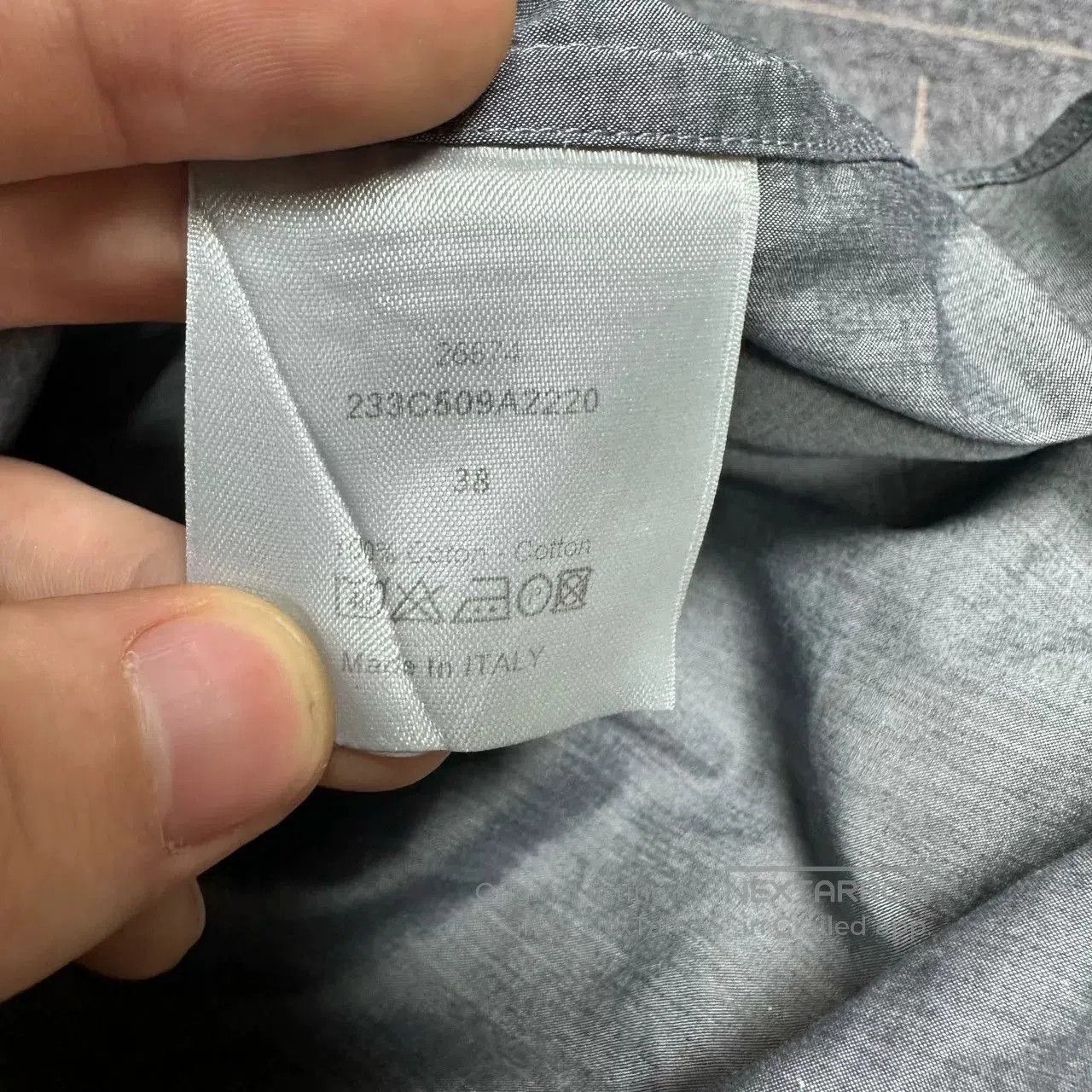Dior Dior Dark Gray Long Sleeve Shirt Size 38. Size US S / EU 44-46 / 1 - 4 Thumbnail