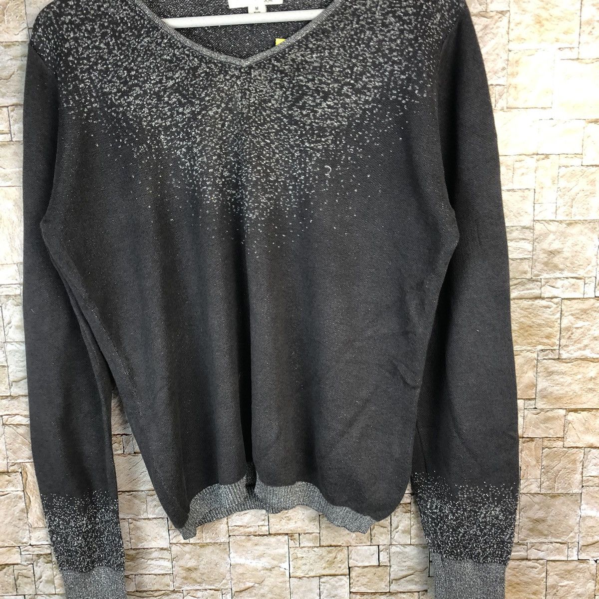 Homespun Knitwear × Japanese Brand Inspires Style Grey Knitwear #A1052 Size M / US 6-8 / IT 42-44 - 6 Thumbnail