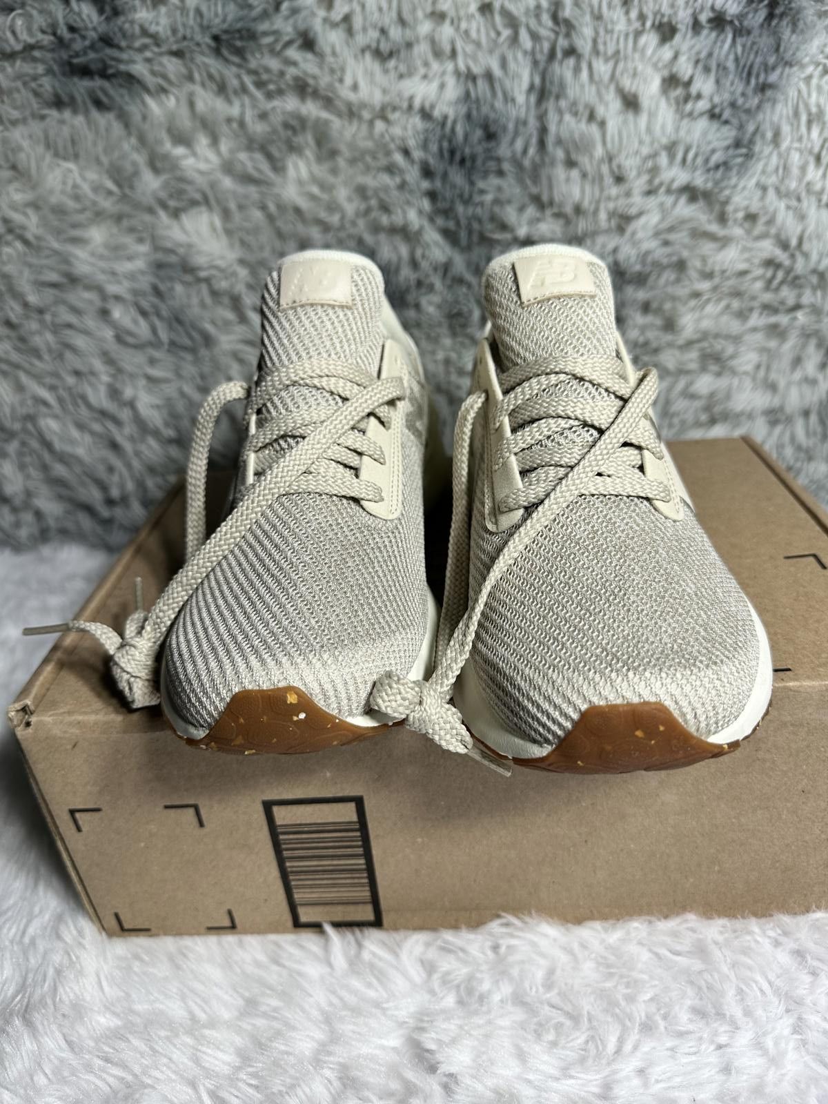 New Balance New Balance Beige Mesh Athletic Sneakers Size US 8.5 / IT 38.5 - 4 Thumbnail