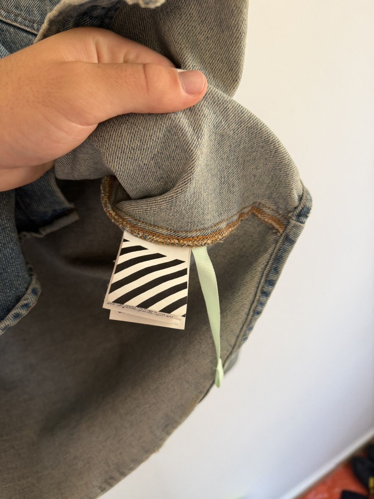 Off-White Off White Gradient Denim Jacket Size US S / EU 44-46 / 1 - 10 Thumbnail