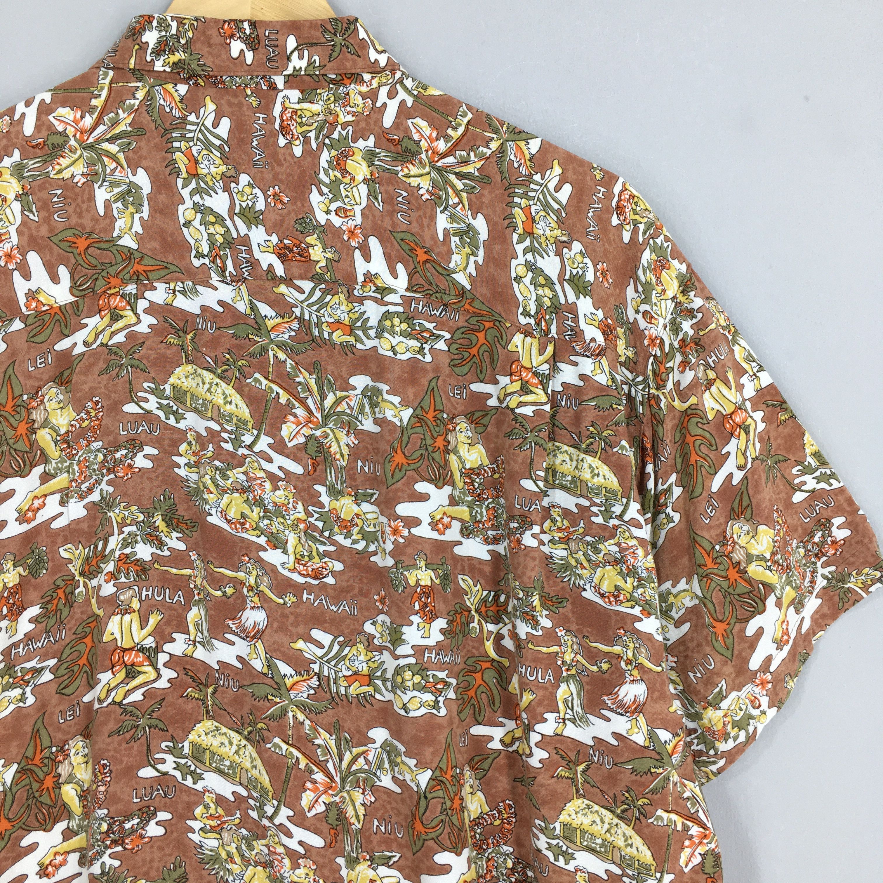 Life's a Beach Vintage Hawaiian Aloha Hula Girl Tropical Shirt Large Size US L / EU 52-54 / 3 - 8 Thumbnail