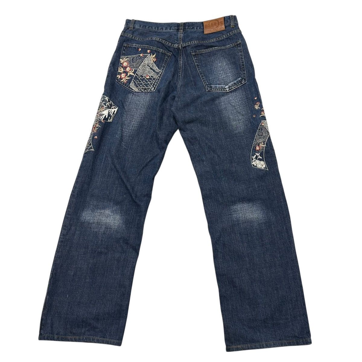 Karakuri Tamashii 383 Karakuri Tamashii jeans embroidered denim blue archive Size US 32 / EU 48 - 2 Thumbnail