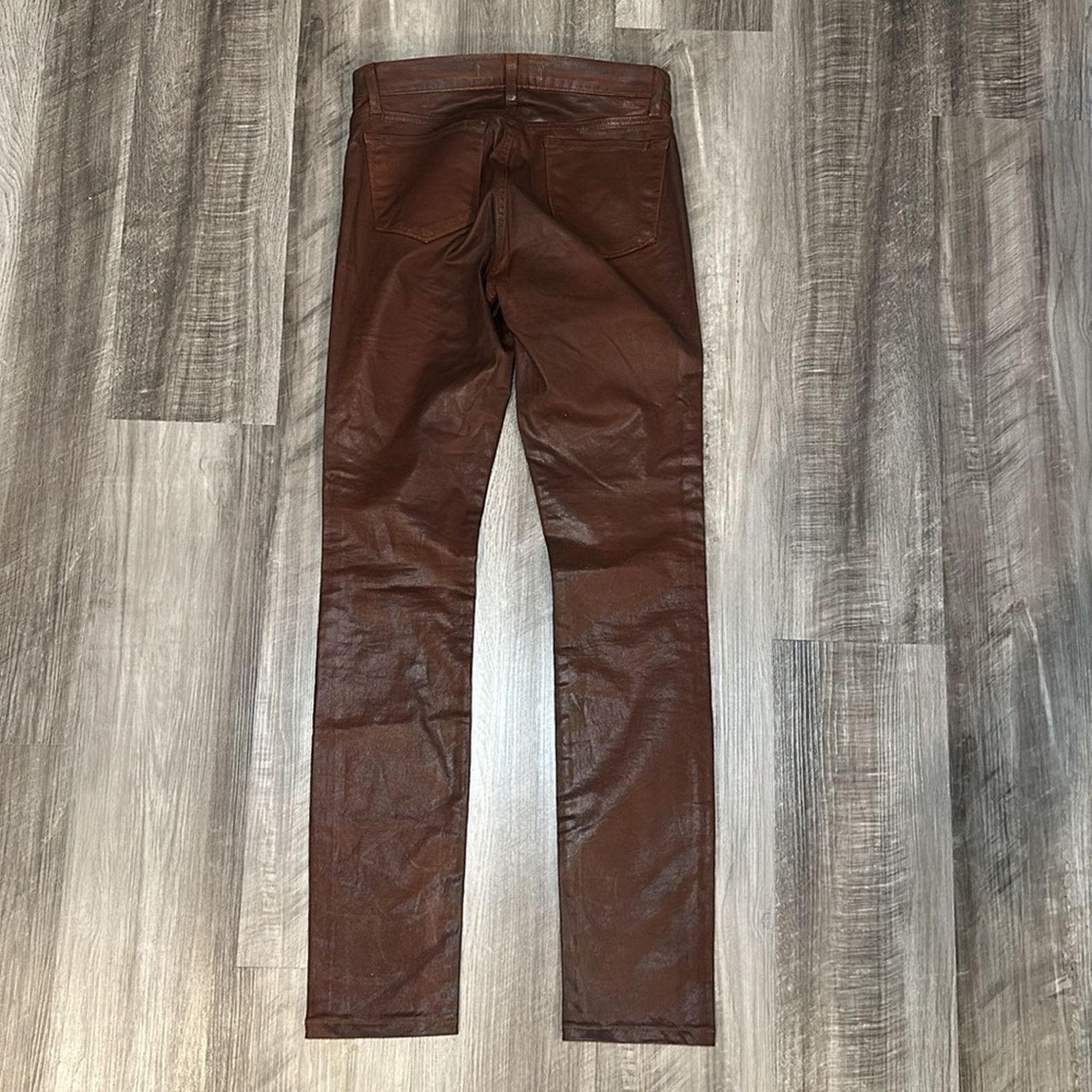 J Brand J Brand Pencil Leg Skinny Coated Jeans - 26 Size 26" / US 2 / IT 38 - 2 Thumbnail