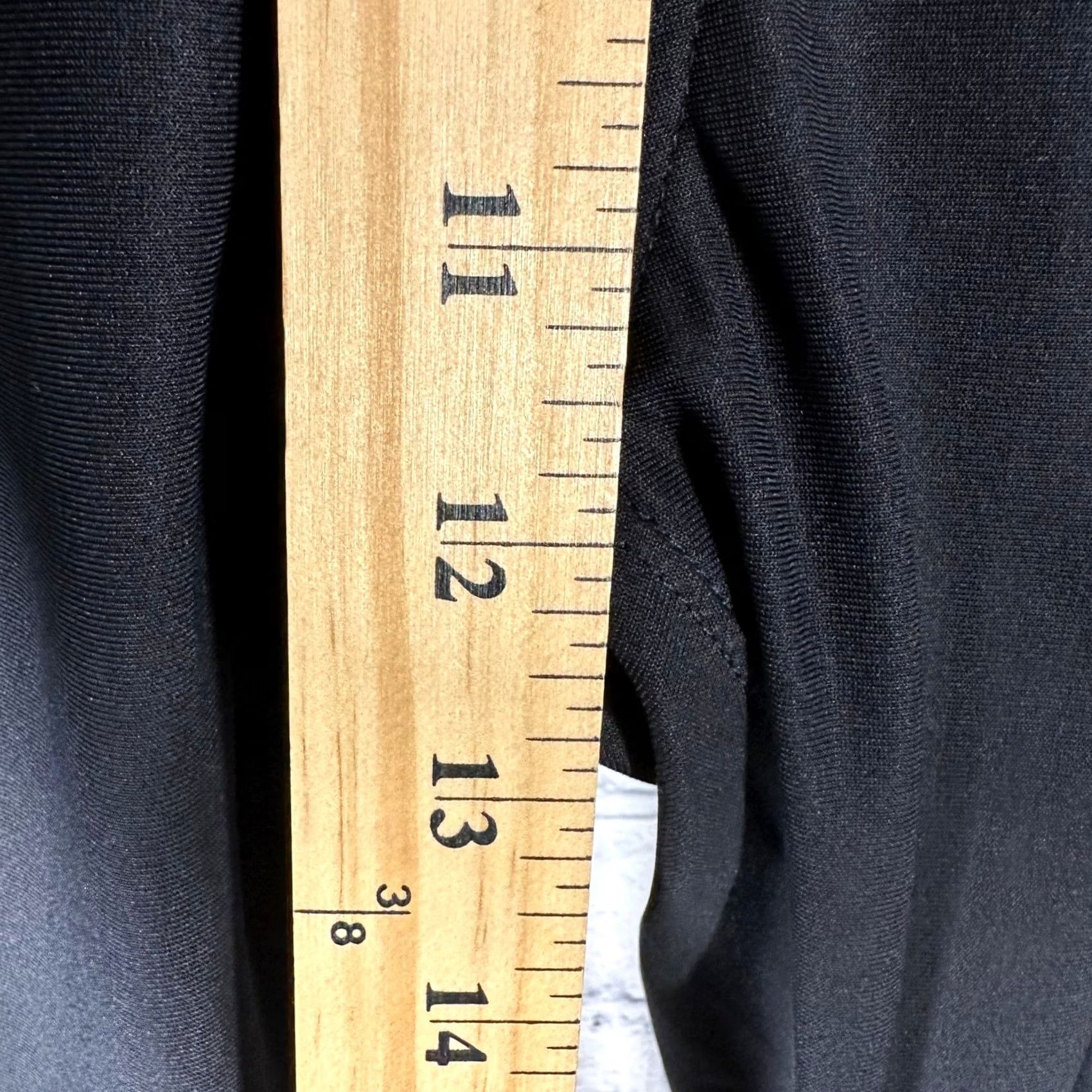Vuori Vuori Meta Pants Mens 38 Black 5-Pocket Chino Slim Straight Casual Workwear Travel Pants Size US 38 / EU 54 - 4 Thumbnail