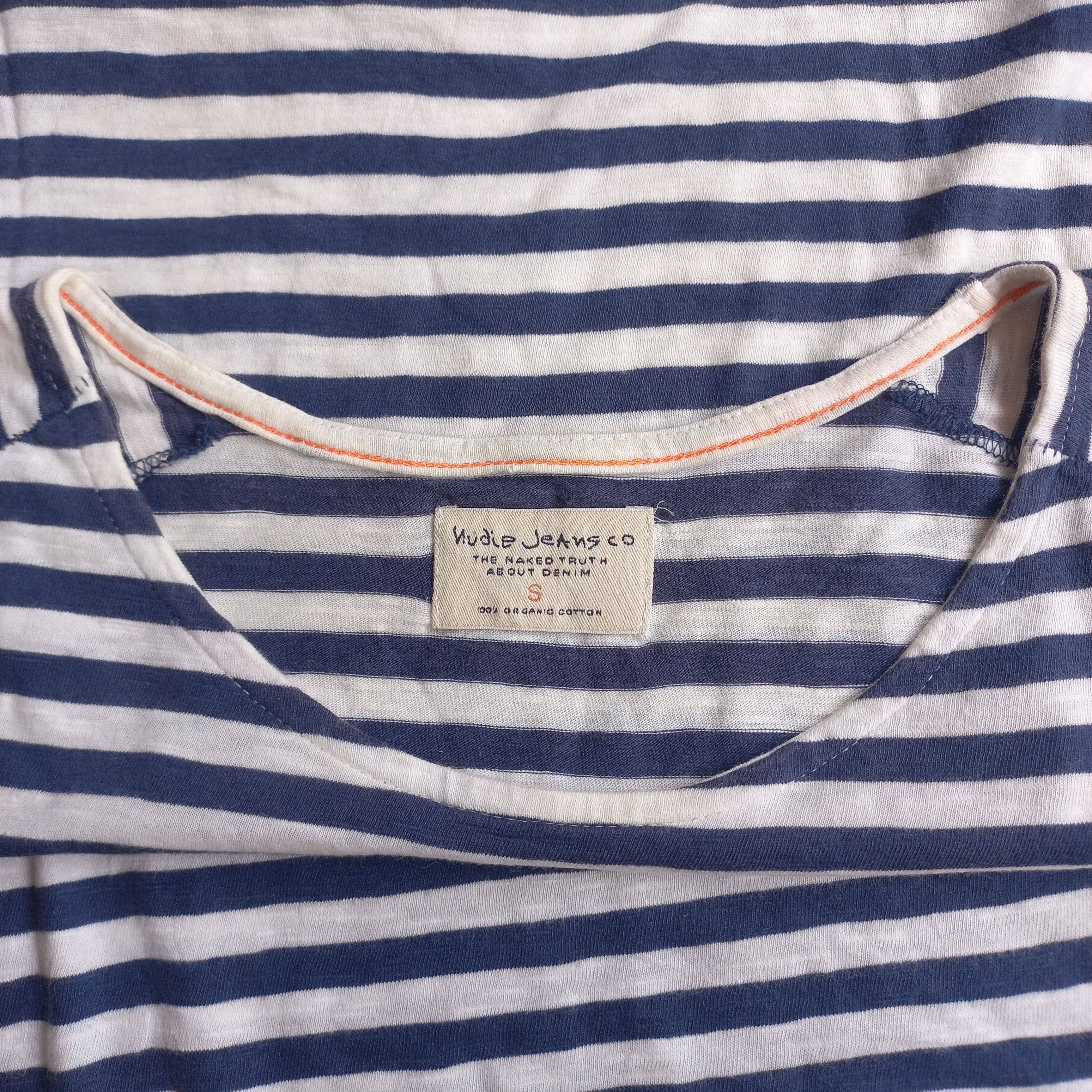 Nudie Jeans Nudie Jeans - Otto Breton Stripe Long Sleeve Tshirt Size US S / EU 44-46 / 1 - 3 Thumbnail