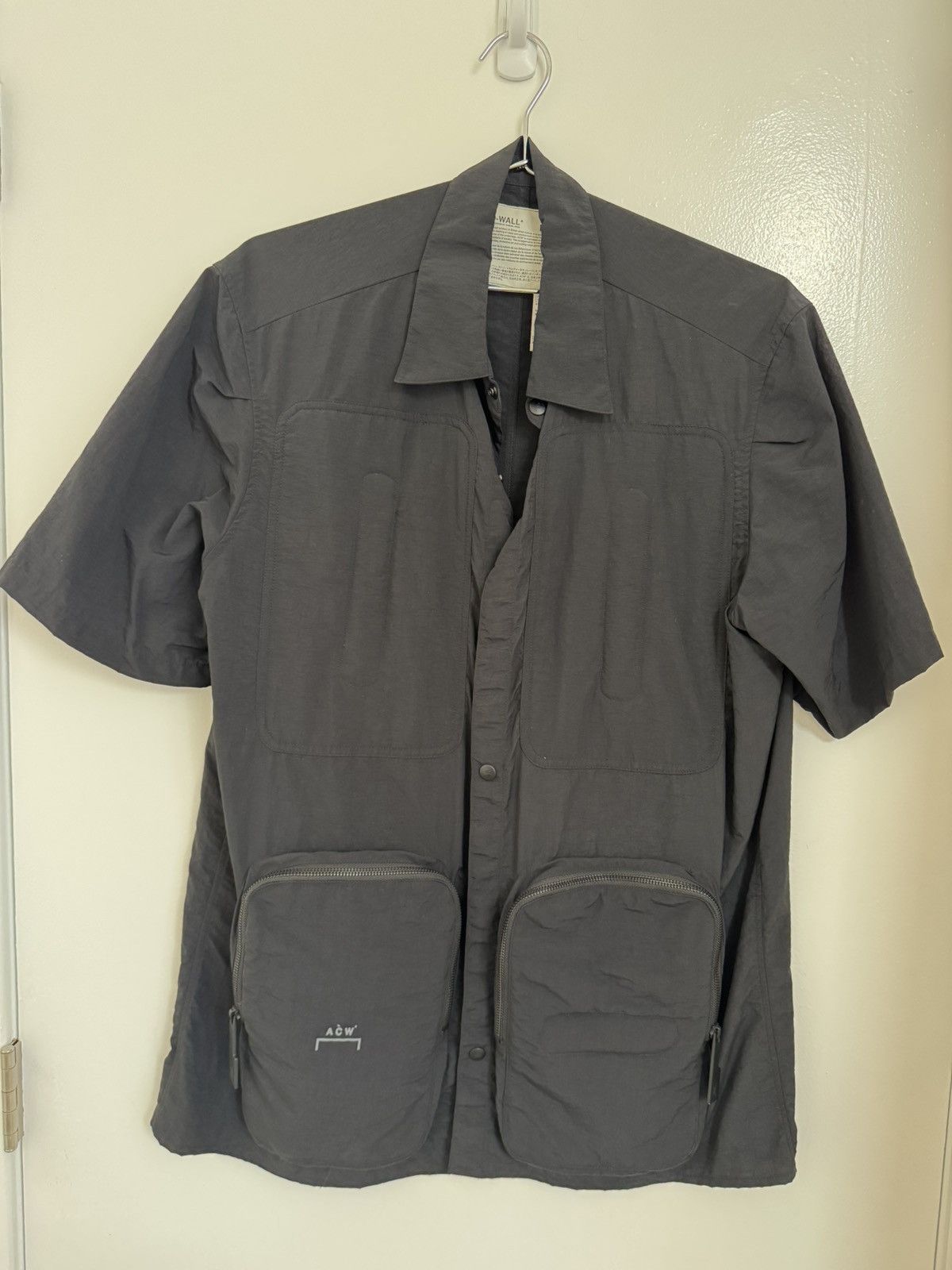 A-COLD-WALL* A-COLD-WALL UTILITY POCKET SHIRT - BLACK Size US XL / EU 56 / 4 - 3 Thumbnail