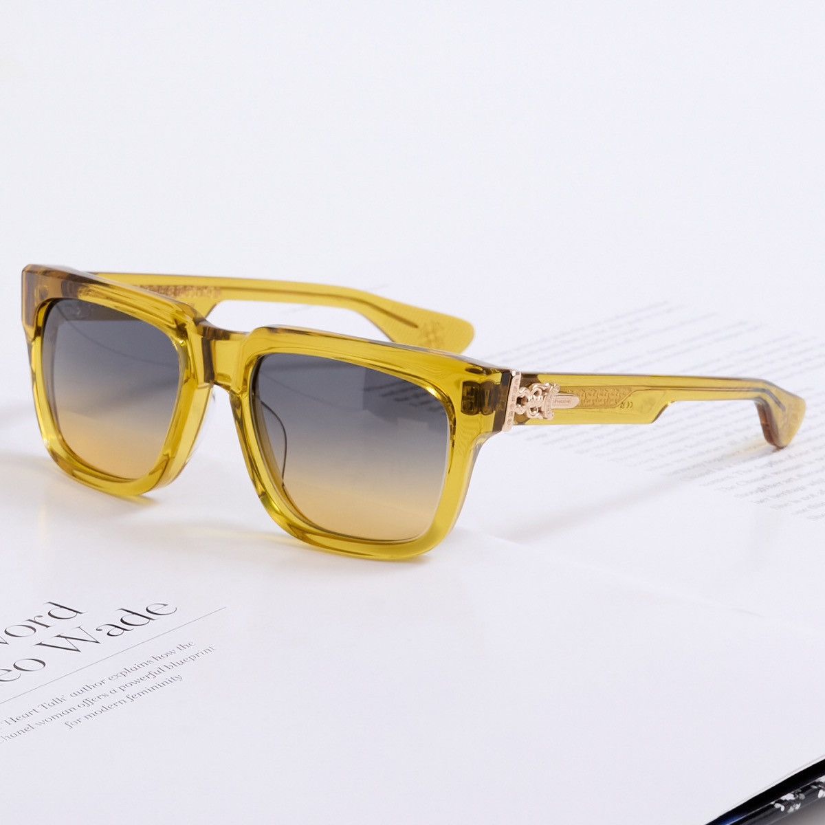 Chrome Hearts CHROME HEARTS BOX-OFFICER MALT SUNGLASSES Size ONE SIZE - 2 Thumbnail