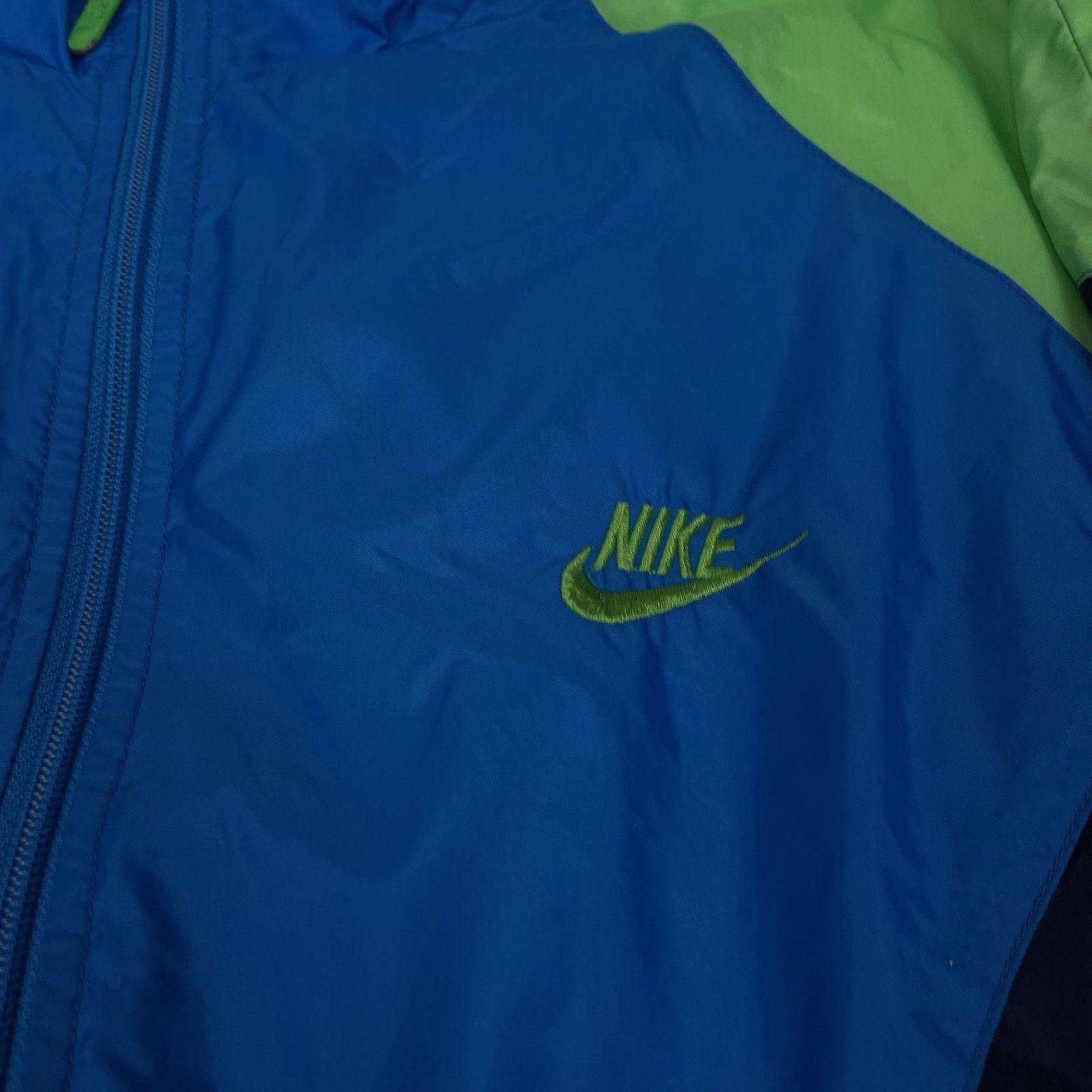 Nike × Vintage Nike Men's Blue Swoosh Long Sleeve Full Zip Track Jacket M Size US M / EU 48-50 / 2 - 3 Thumbnail
