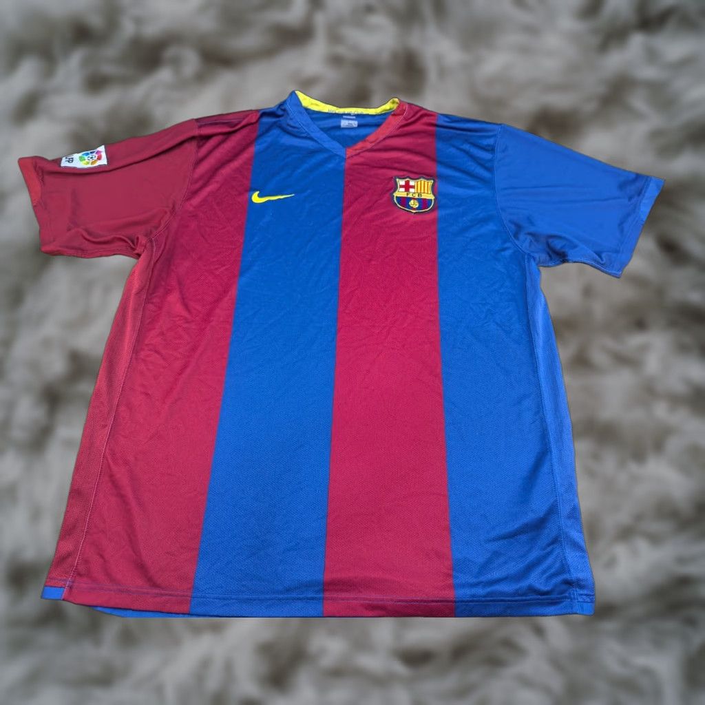 Nike Nike Barcelona 2006 2007 Home Football Jersey Mens 2XL XXL Shirt Size US XXL / EU 58 / 5 - 1 Thumbnail