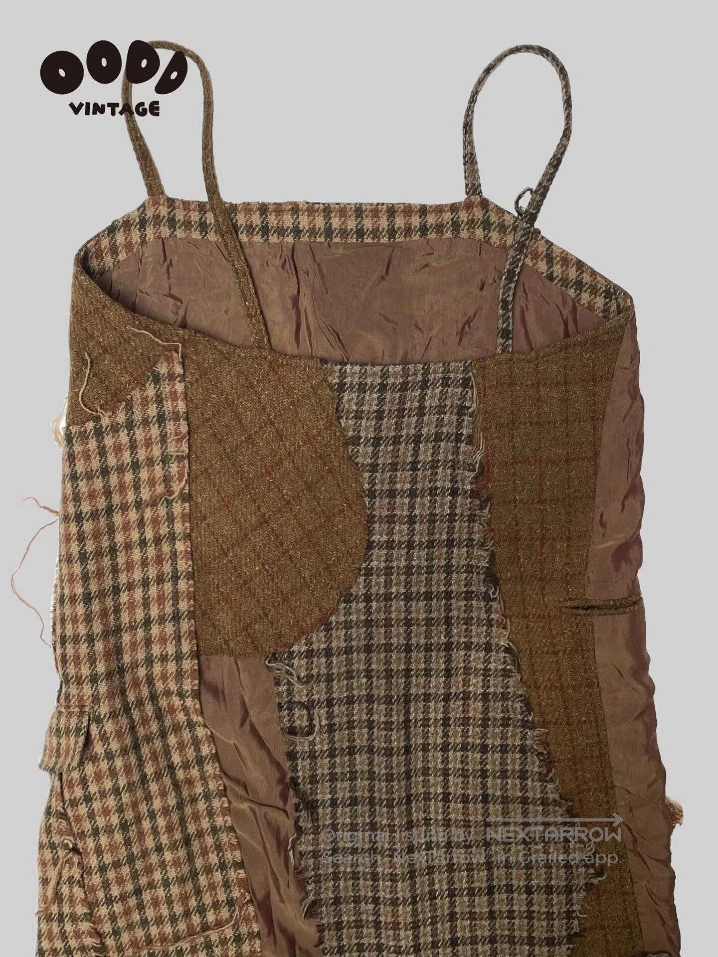 Junya Watanabe Vintage Wool Patchwork Dress by Junya Watanabe. Size S / US 4 / IT 40 - 6 Thumbnail
