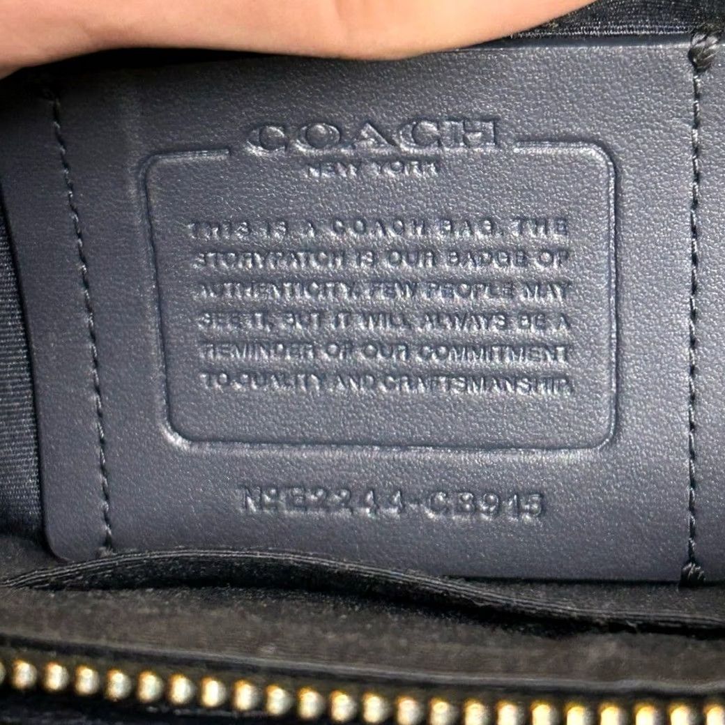 Coach Coach Crossbody Bag Womens OSFA Black Signature Everett Motif Luxury Purse CB915 Size ONE SIZE - 6 Thumbnail