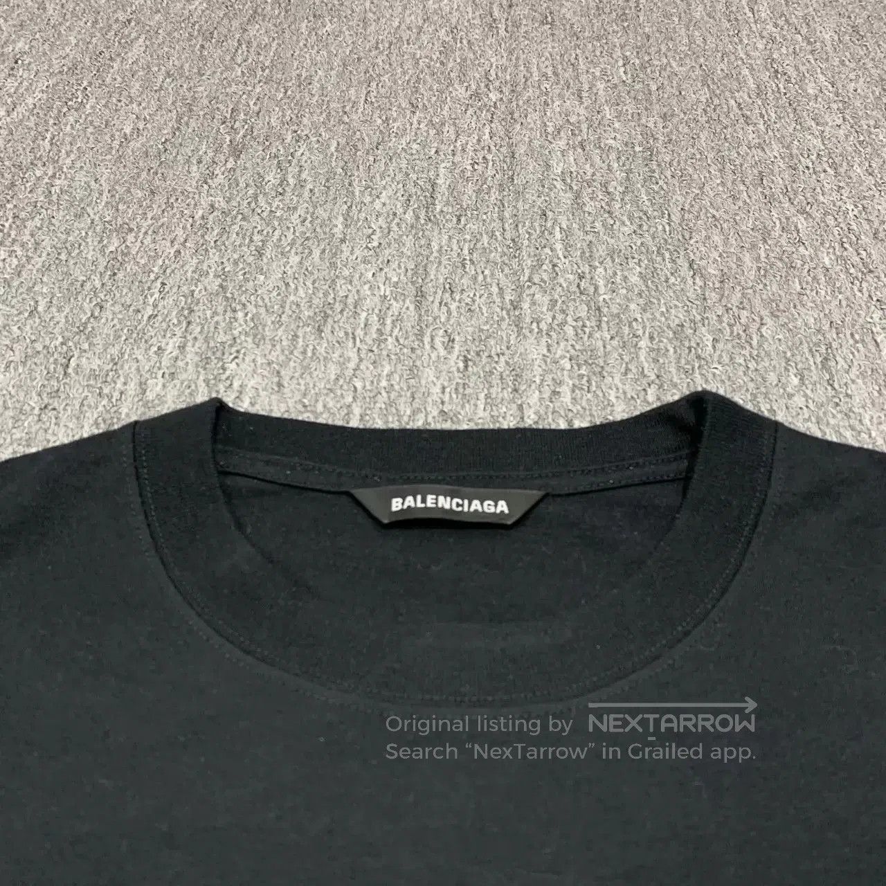 Balenciaga Balenciaga Black Seven Nation Language Short Sleeve. Size US M / EU 48-50 / 2 - 6 Thumbnail