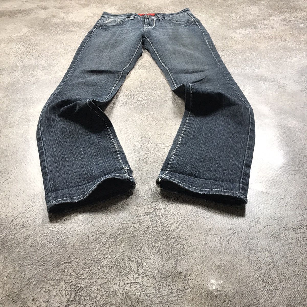 Vintage Vintage 90s Baggy Distressed Faded Jeans Grunge Skate 26 Size 26" / US 2 / IT 38 - 1 Thumbnail