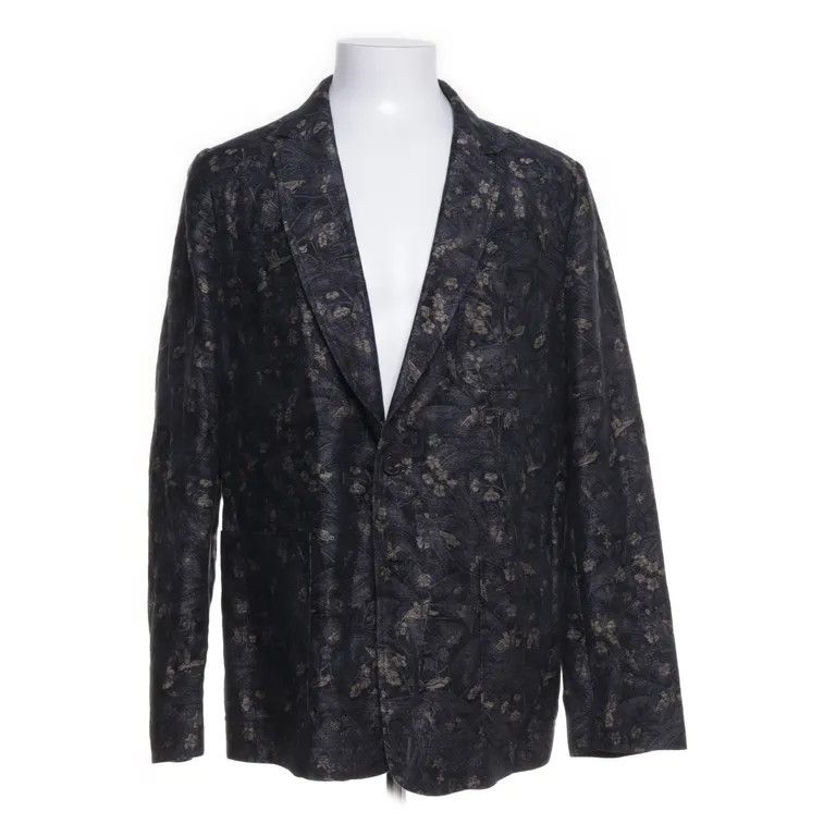 Dries Van Noten F/W17 Birds & Flowers Linen Blazer Jacket Size US L / EU 52-54 / 3 - 1 Thumbnail
