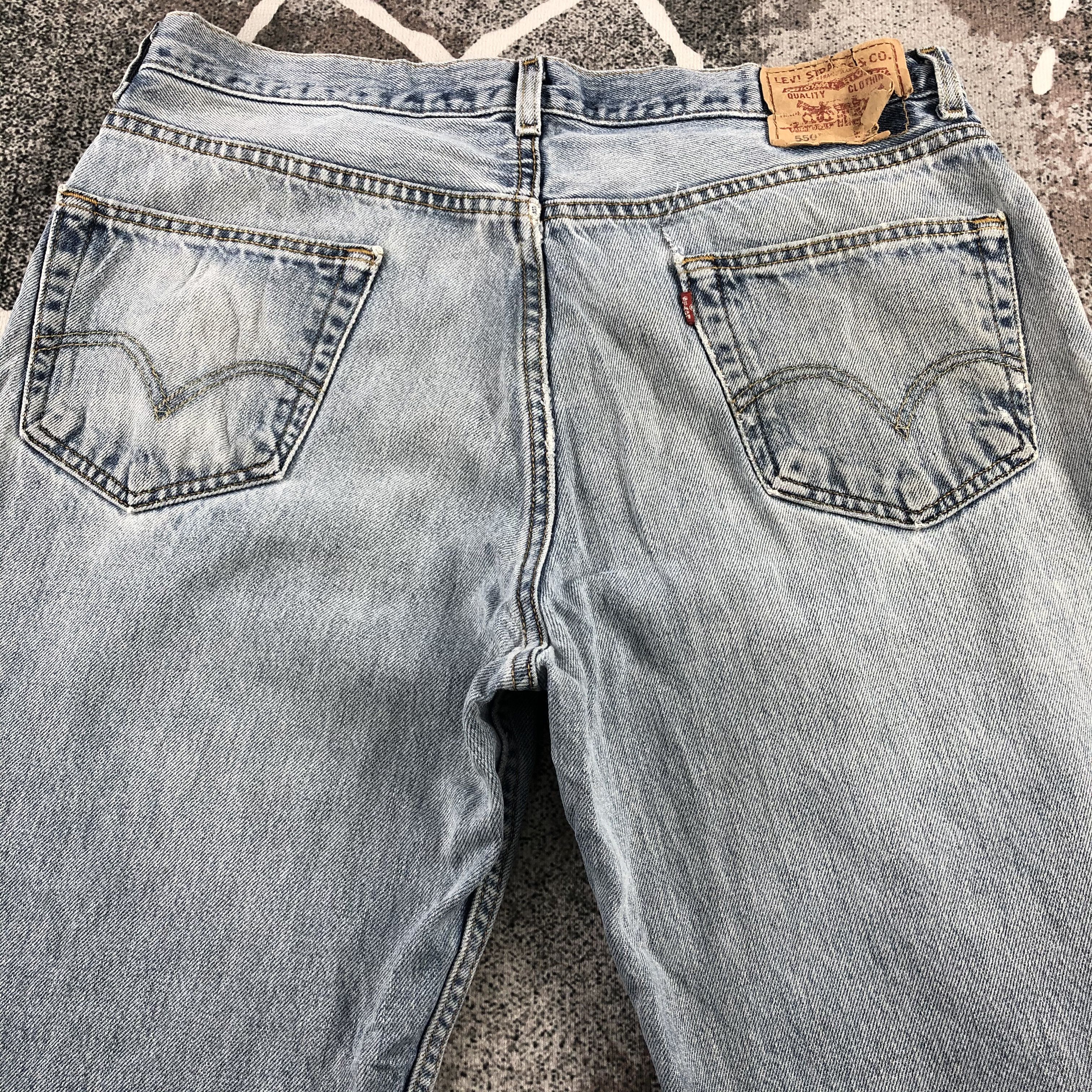 Levi's Vintage Levi's 550 Jeans Medium Wash Denim KJ992 Size US 36 / EU 52 - 4 Thumbnail