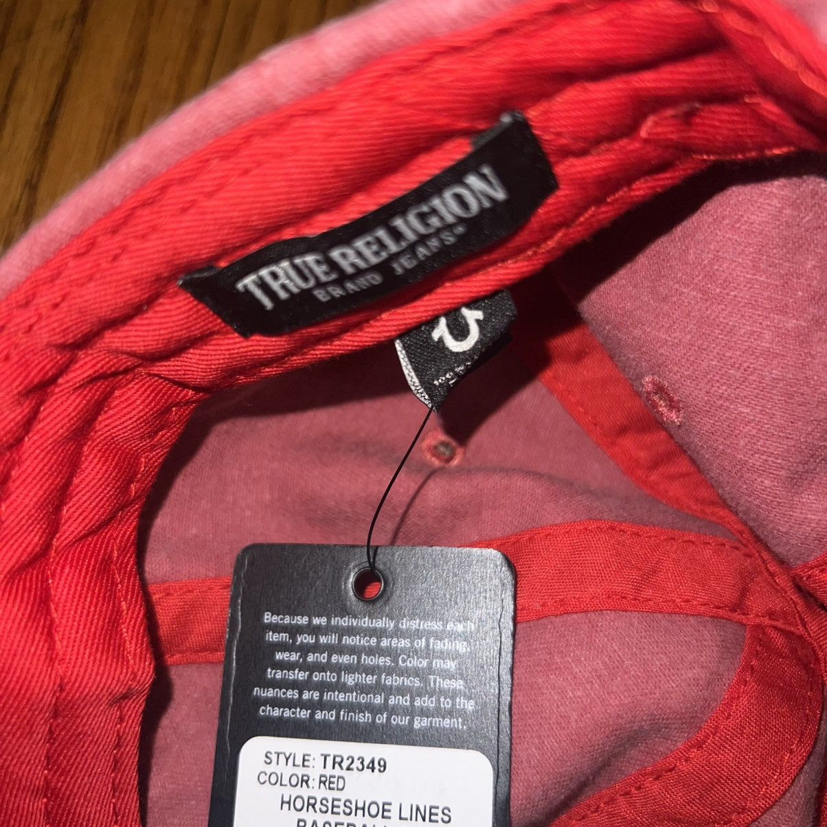 True Religion True Religion Horseshoe baseball cap Washed Red Snapback Size ONE SIZE - 7 Thumbnail