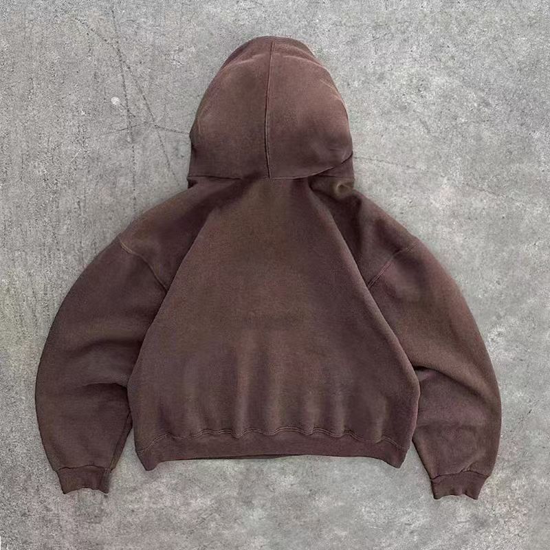 Japanese Brand × Vintage Brown Vintage Palm Pattern Cotton Hoodie Size US M / EU 48-50 / 2 - 2 Thumbnail