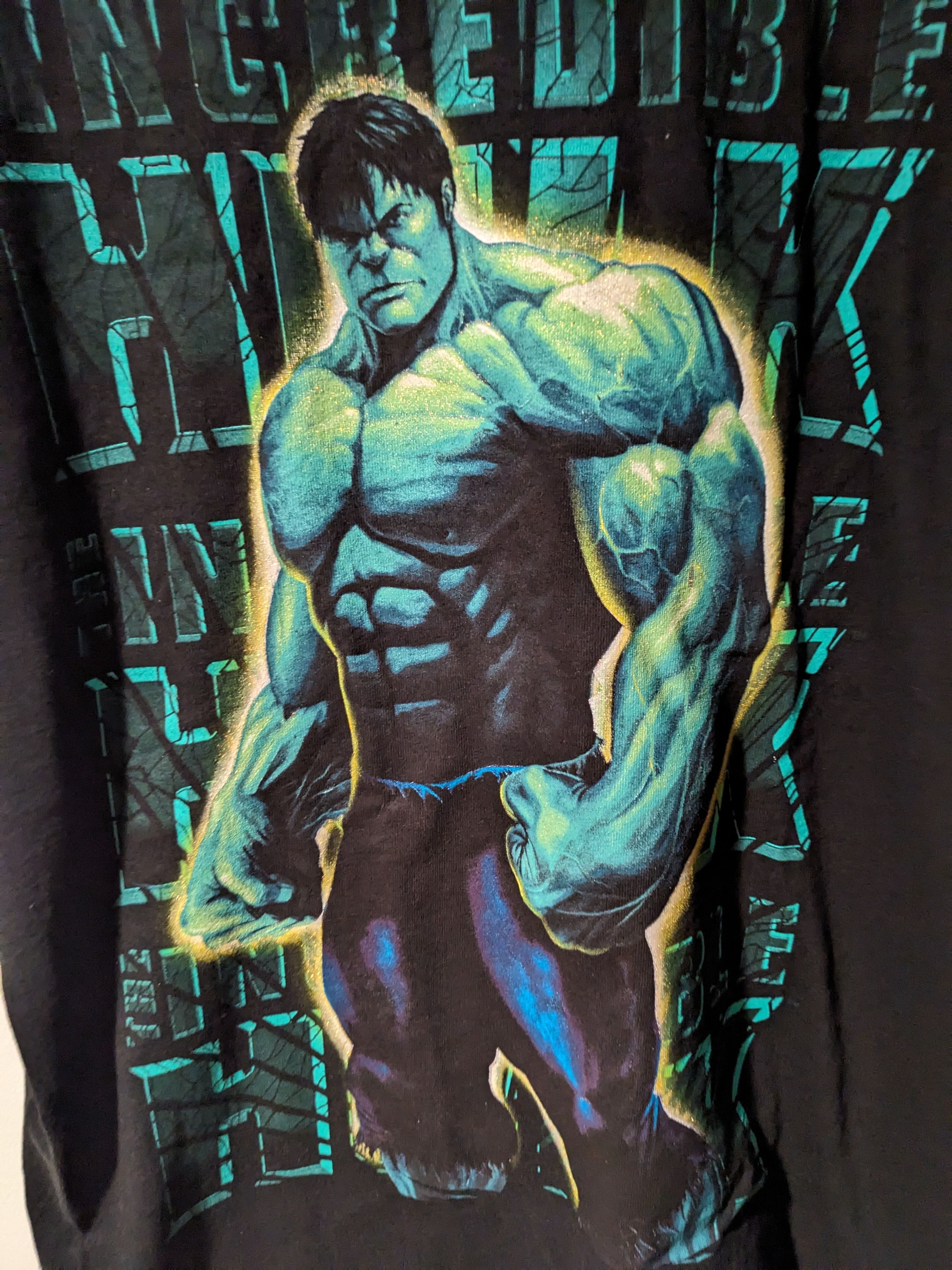Mad Engine × Marvel Comics × Vintage Vintage 2008 Incredible Hulk Marvel X-Large Youth T-Shirt Size US M / EU 48-50 / 2 - 2 Thumbnail