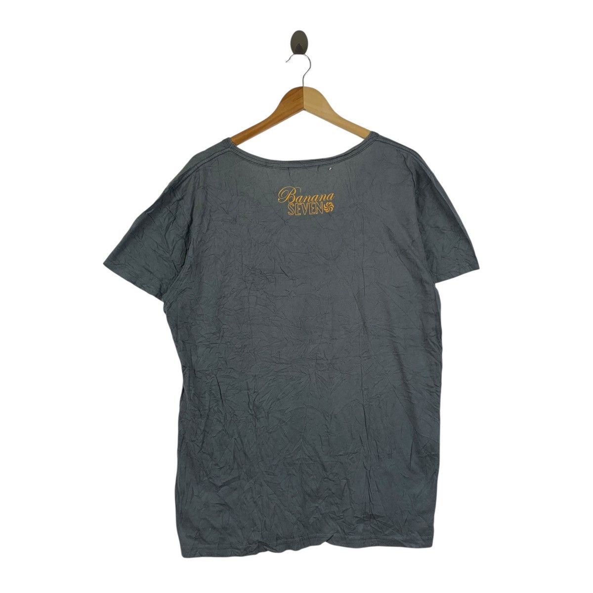 Banana Republic Banana Seven Grey Graphic Tee Surf Streetwear Size US XXL / EU 58 / 5 - 4 Thumbnail