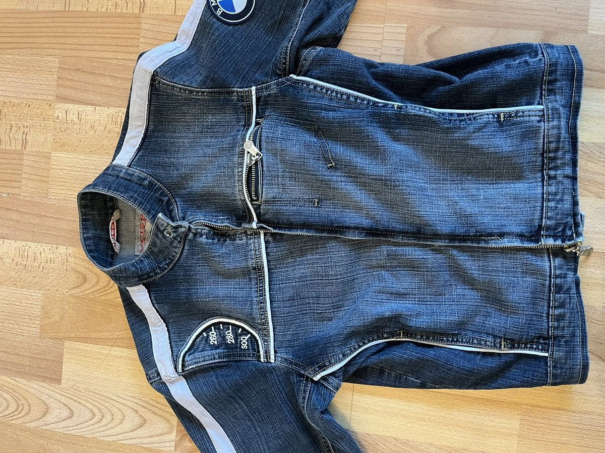 Vintage BMW Denim Jacket y2k Size S / US 4 / IT 40 - 2 Thumbnail