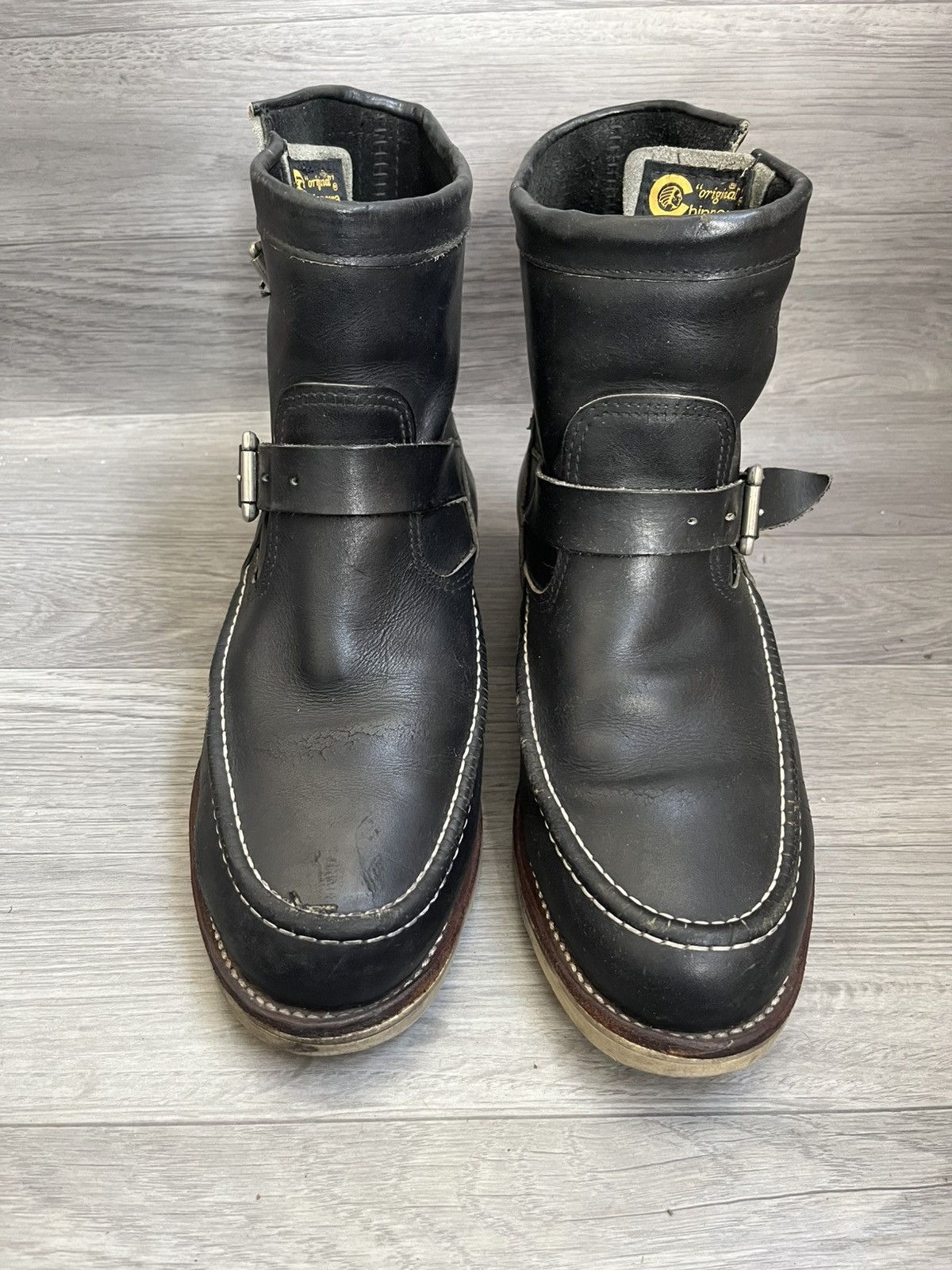 Chippewa Chippewa black leathe engineer boots Size US 9.5 / EU 42-43 - 4 Thumbnail