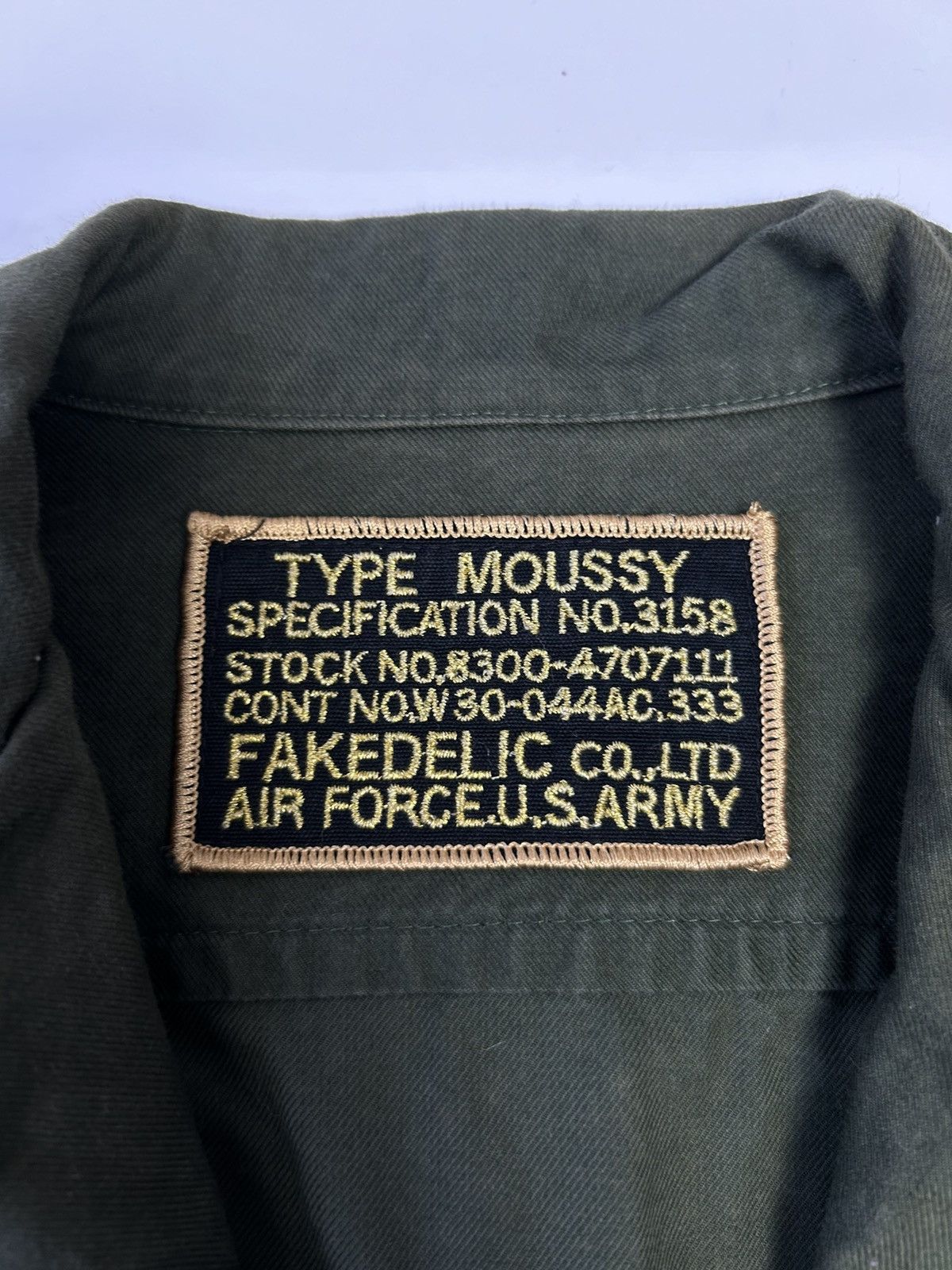 MOUSSY FAKEDELIC CO.LTD AIR FORCE.U.S ARMY LIGHT JACKET Size ONE SIZE - 6 Thumbnail