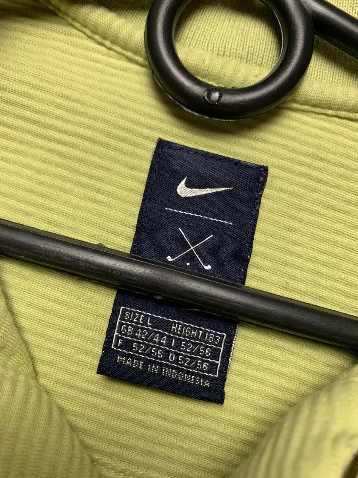 Nike Vintage Nike golf polo green striped textured size L logo Size US L / EU 52-54 / 3 - 3 Thumbnail