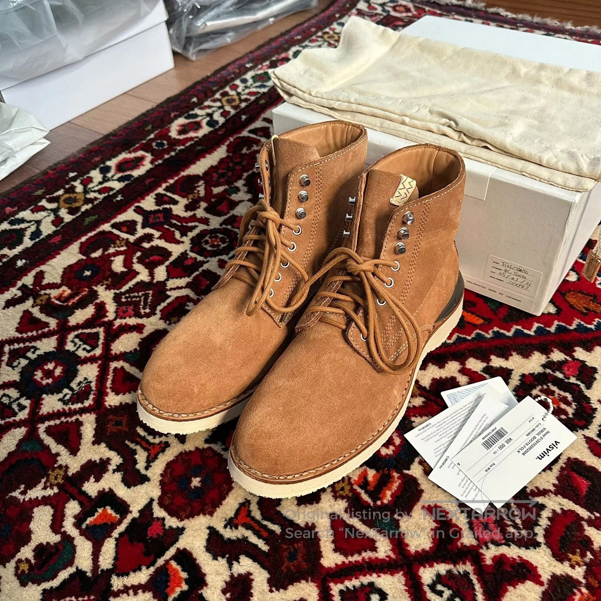 Visvim visvim virgil boots folk size 1. Size US 10 / EU 43 - 2 Thumbnail