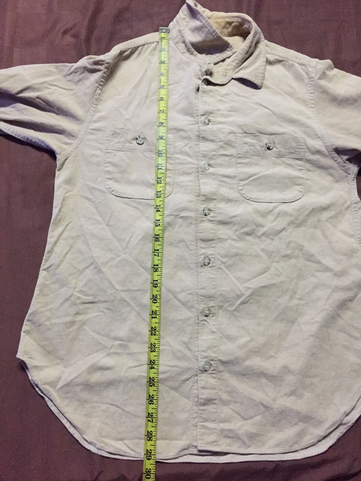 Hai Sporting Gear × Issey Miyake Hai Sporting Gear Corduroy Button Up Beige Shirt Size US M / EU 48-50 / 2 - 6 Thumbnail