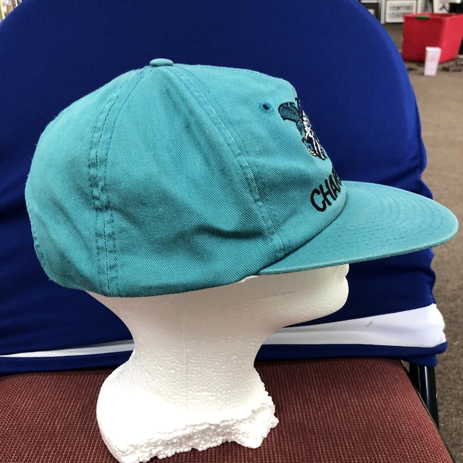 Twins Enterprise Inc. Vintage 90s NBA Charlotte Hornets Twins Big Logo Snapback Size ONE SIZE - 4 Thumbnail