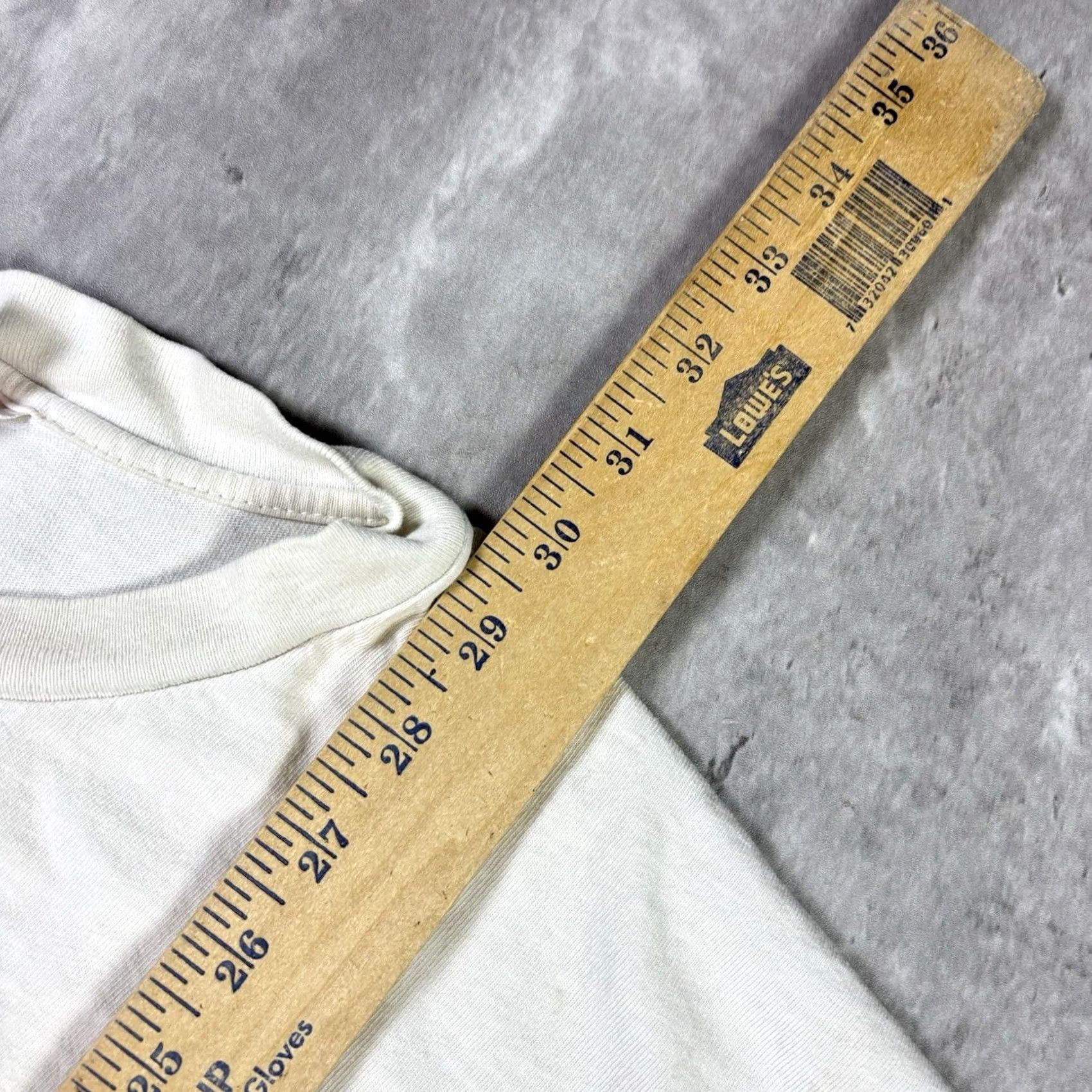 Hanes VINTAGE Hanes T-Shirt 90s Graphic Print Crew Neck Short Sleeve White XL Mens 90s Hazardous Substance Car Stitch Vintage Size US XL / EU 56 / 4 - 4 Thumbnail
