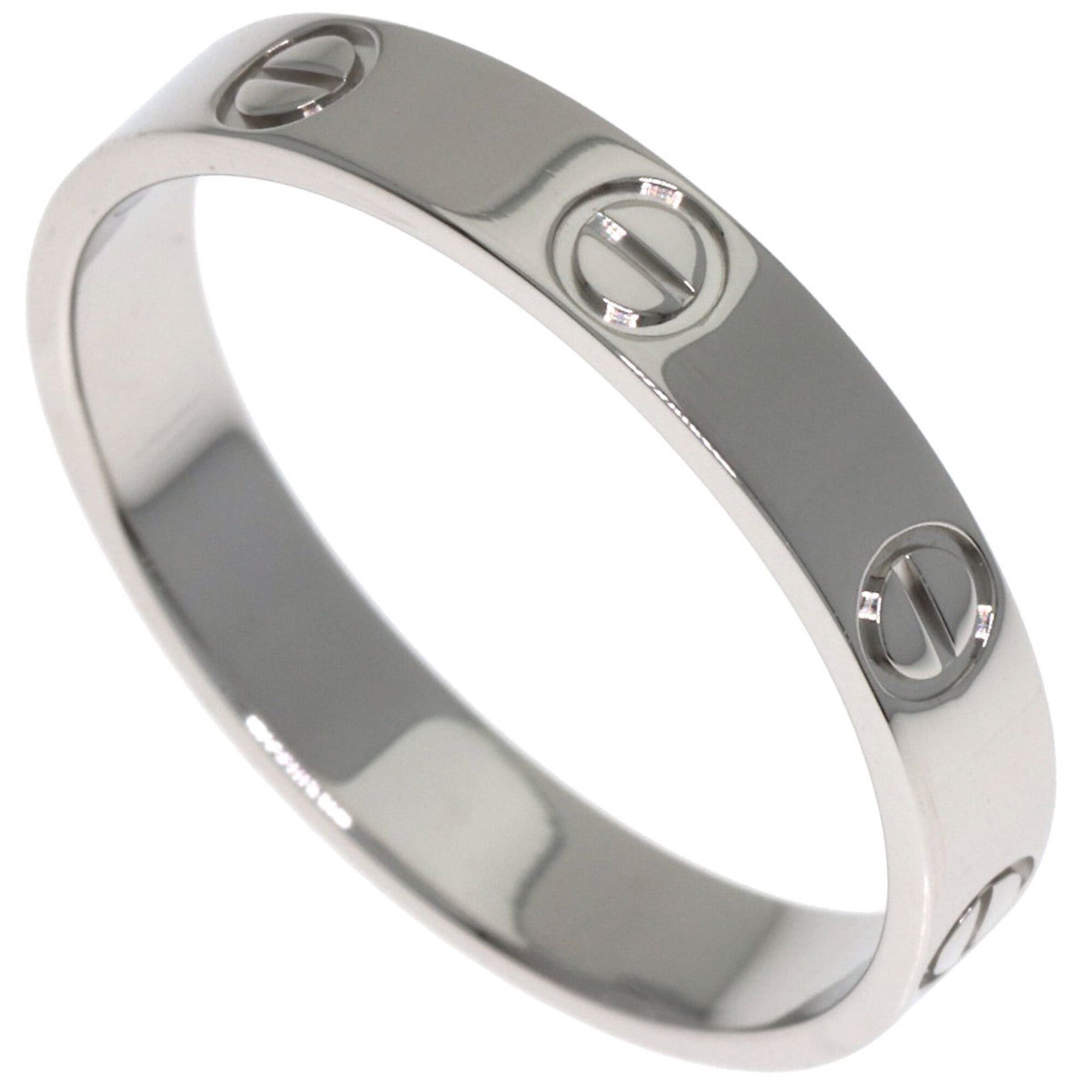 Cartier Cartier Mini Love Ring #57, Platinum PT950, Women's Ring, CARTIER Size ONE SIZE - 1 Thumbnail