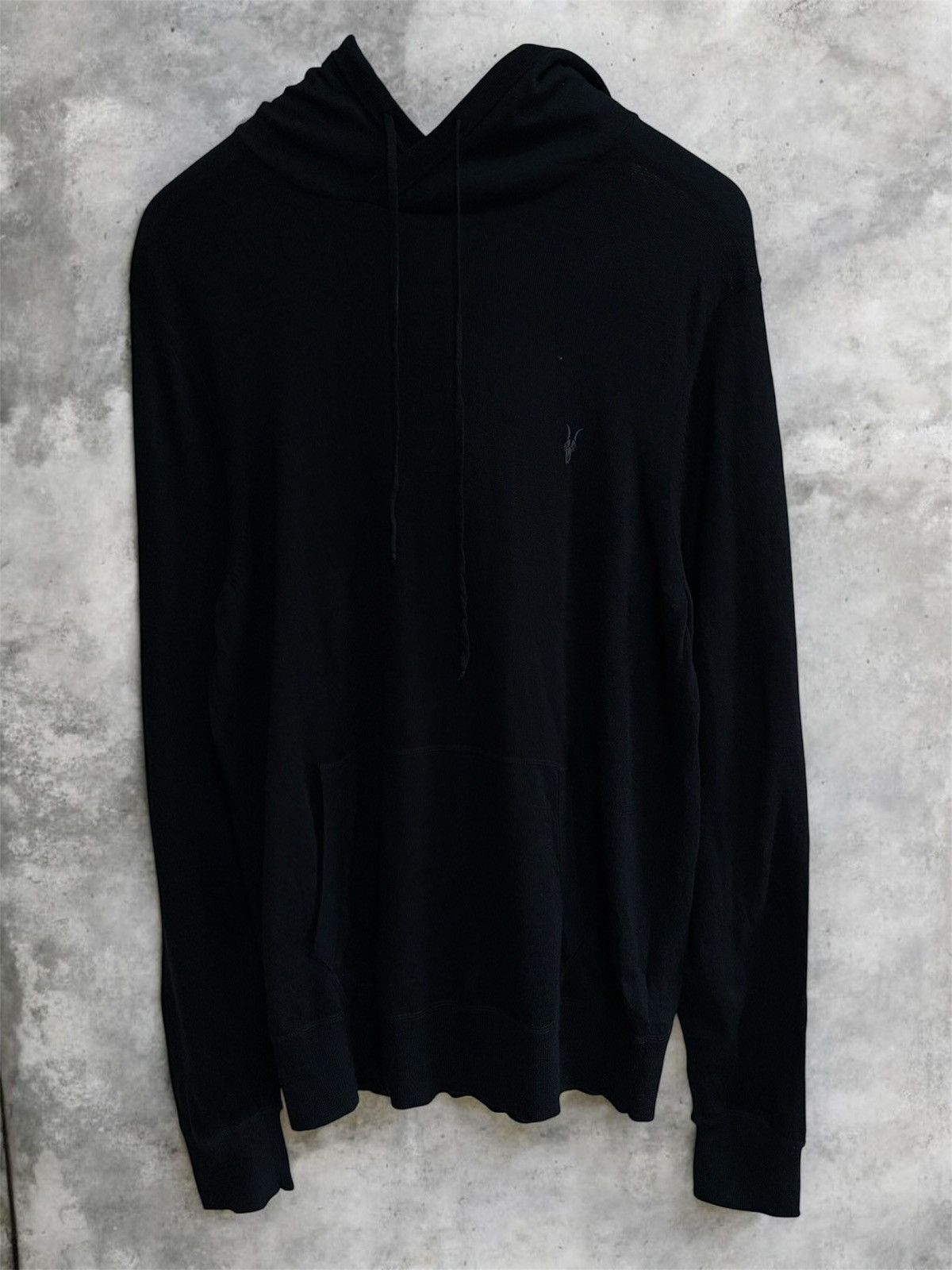Allsaints AllSaints Mode Merino Wool Hoodie Black Pullover L Size US L / EU 52-54 / 3 - 1 Thumbnail