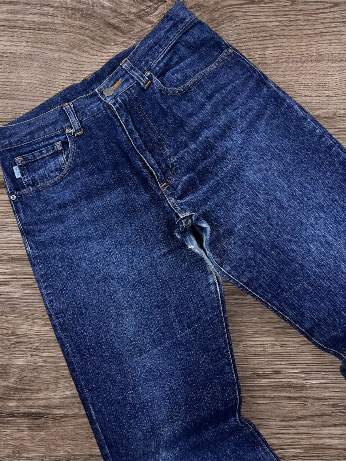Japanese Brand MK Michel Klein Grunge Flare Jeans Size US 28 / EU 44 - 3 Thumbnail