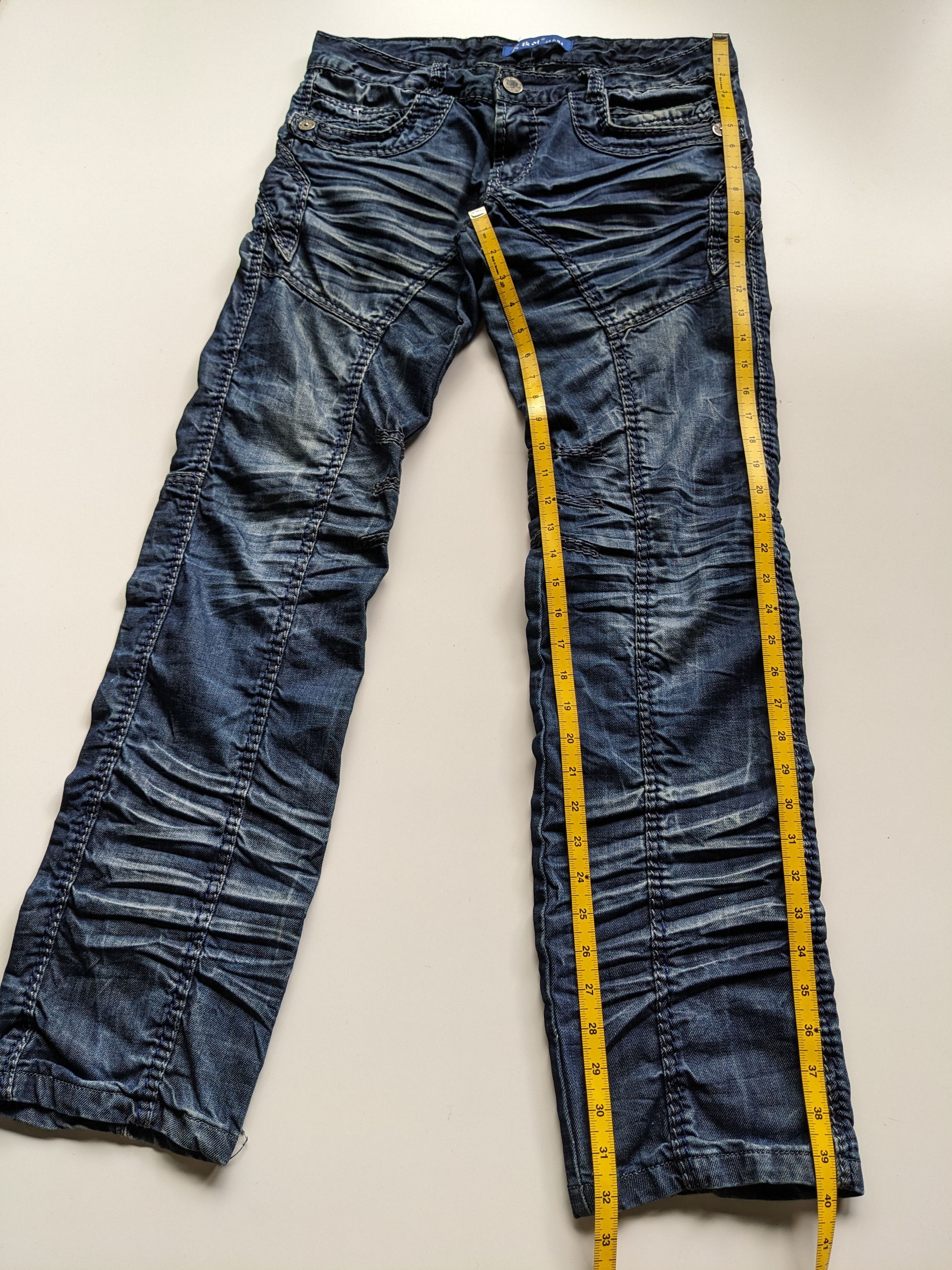 14th Addiction × If Six Was Nine × Tornado Mart Kosmo Lupo wrinkle design jeans Size US 34 / EU 50 - 11 Thumbnail